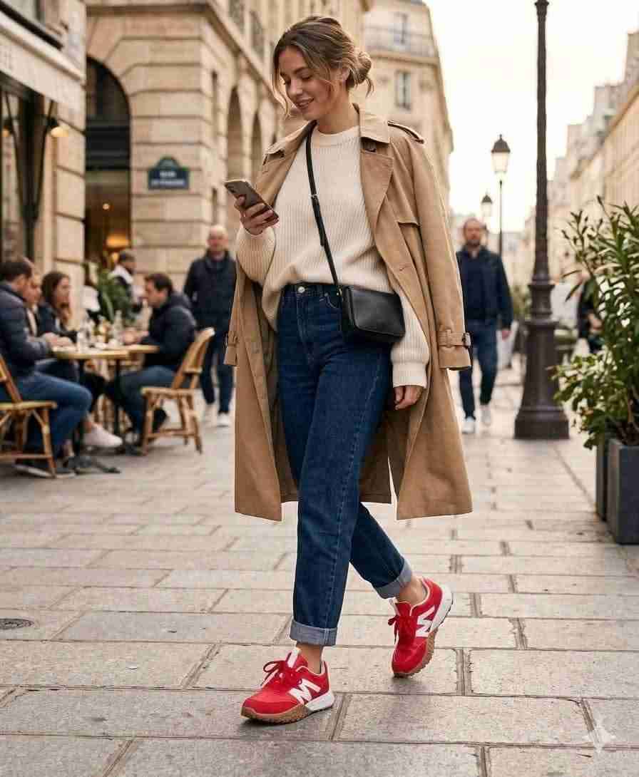 Zapatillas deportivas rojas nuevas - 3