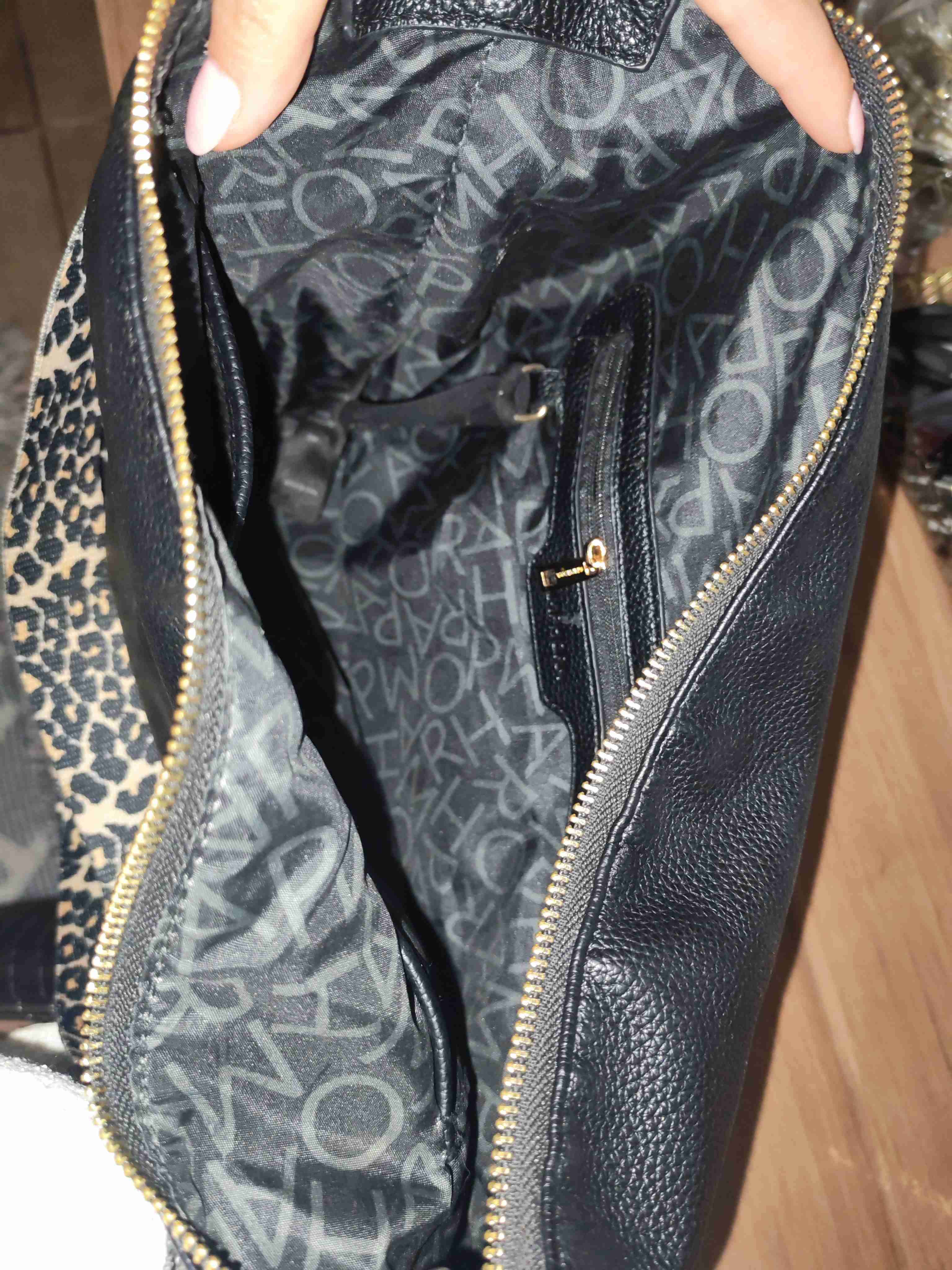 Cartera negra Amphora con tachas - 2