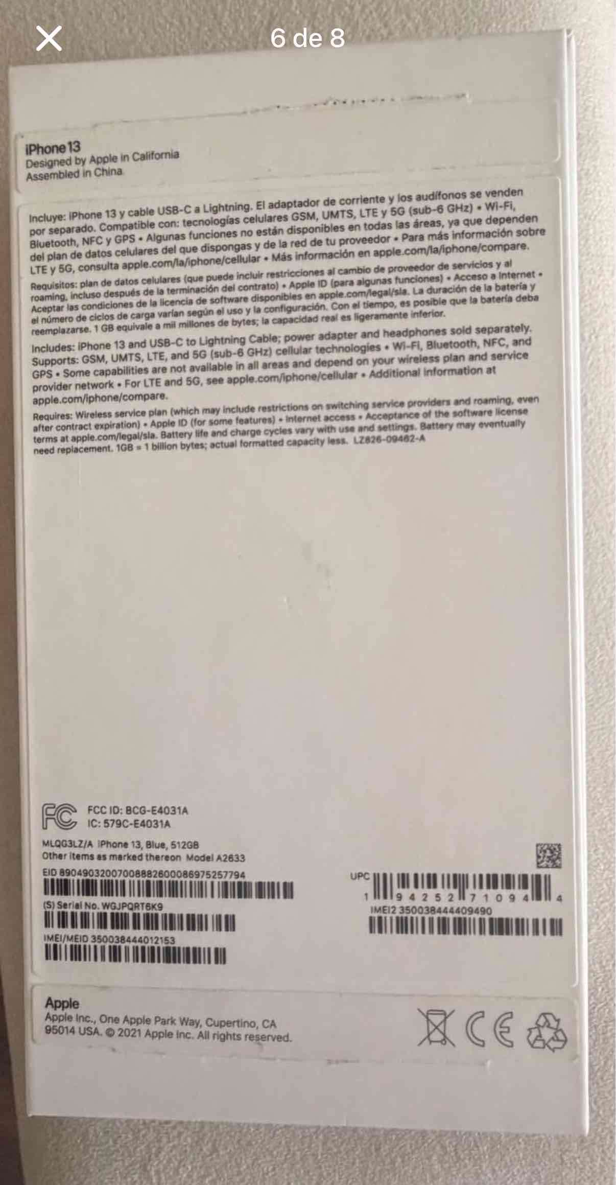 iPhone 13, 512 GB - 6