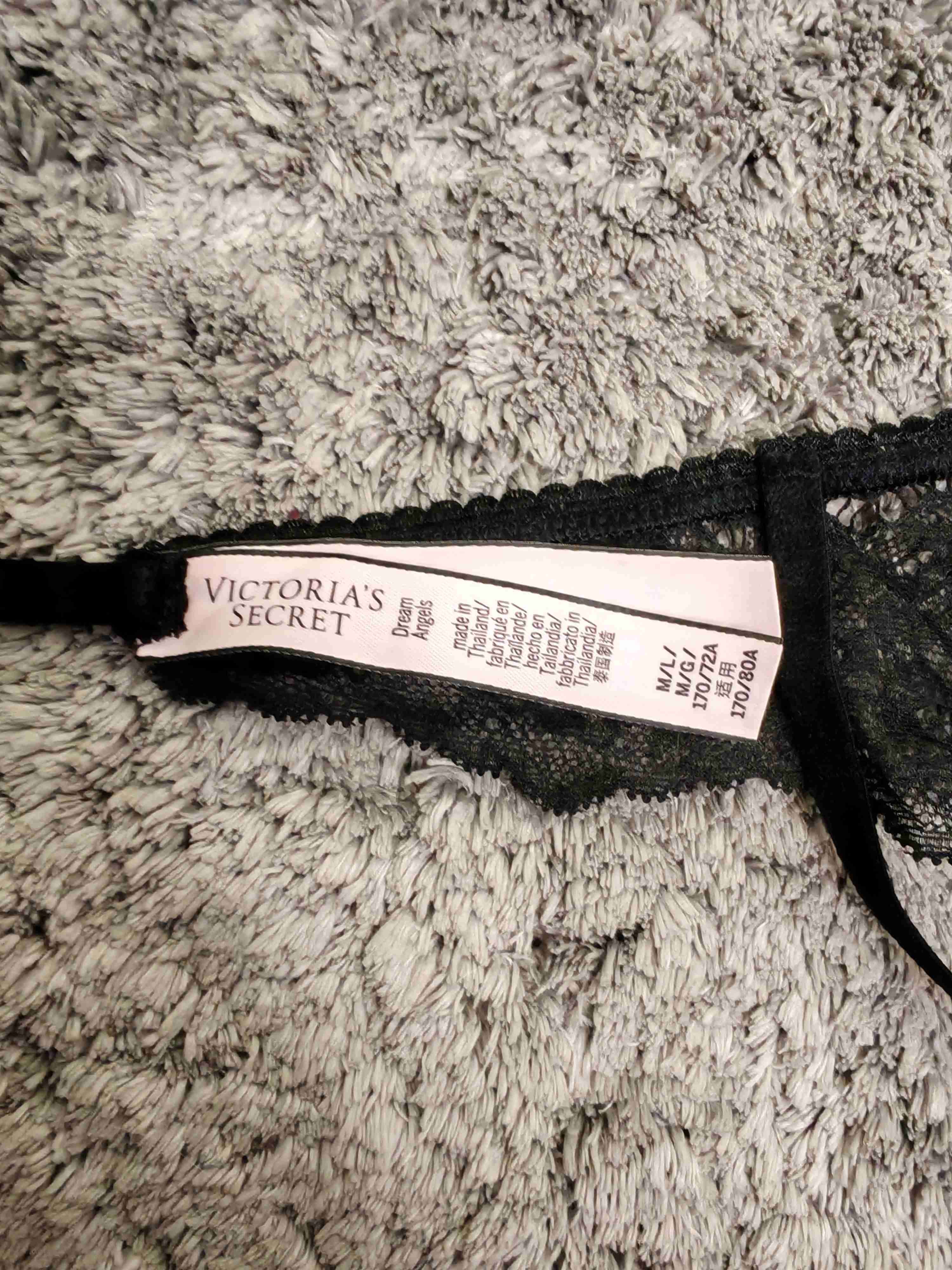 Portaligas encaje negro Victoria's Secret - miniatura 5