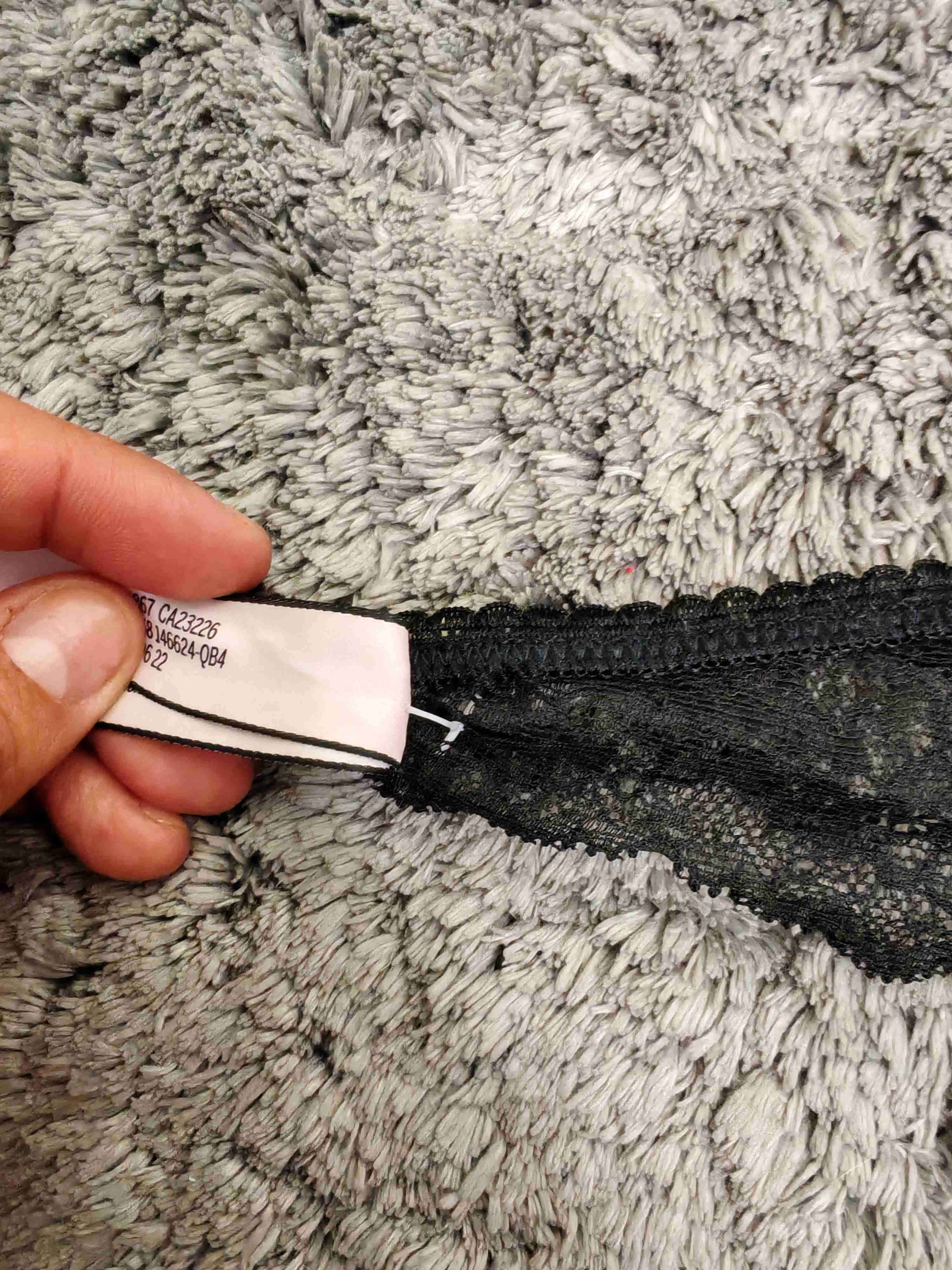 Portaligas encaje negro Victoria's Secret - miniatura 6