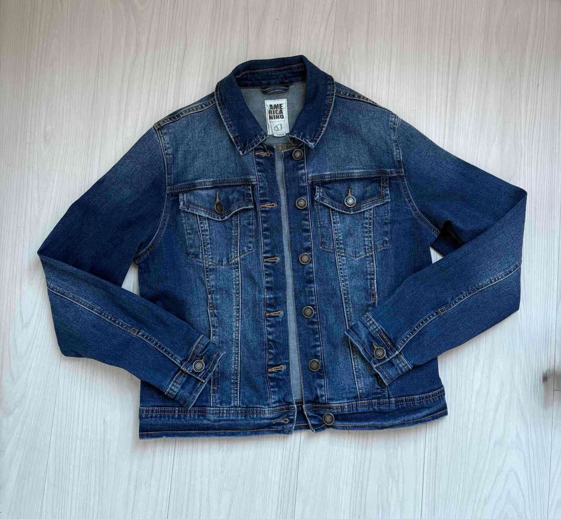 Chaqueta de mezclilla azul - 1