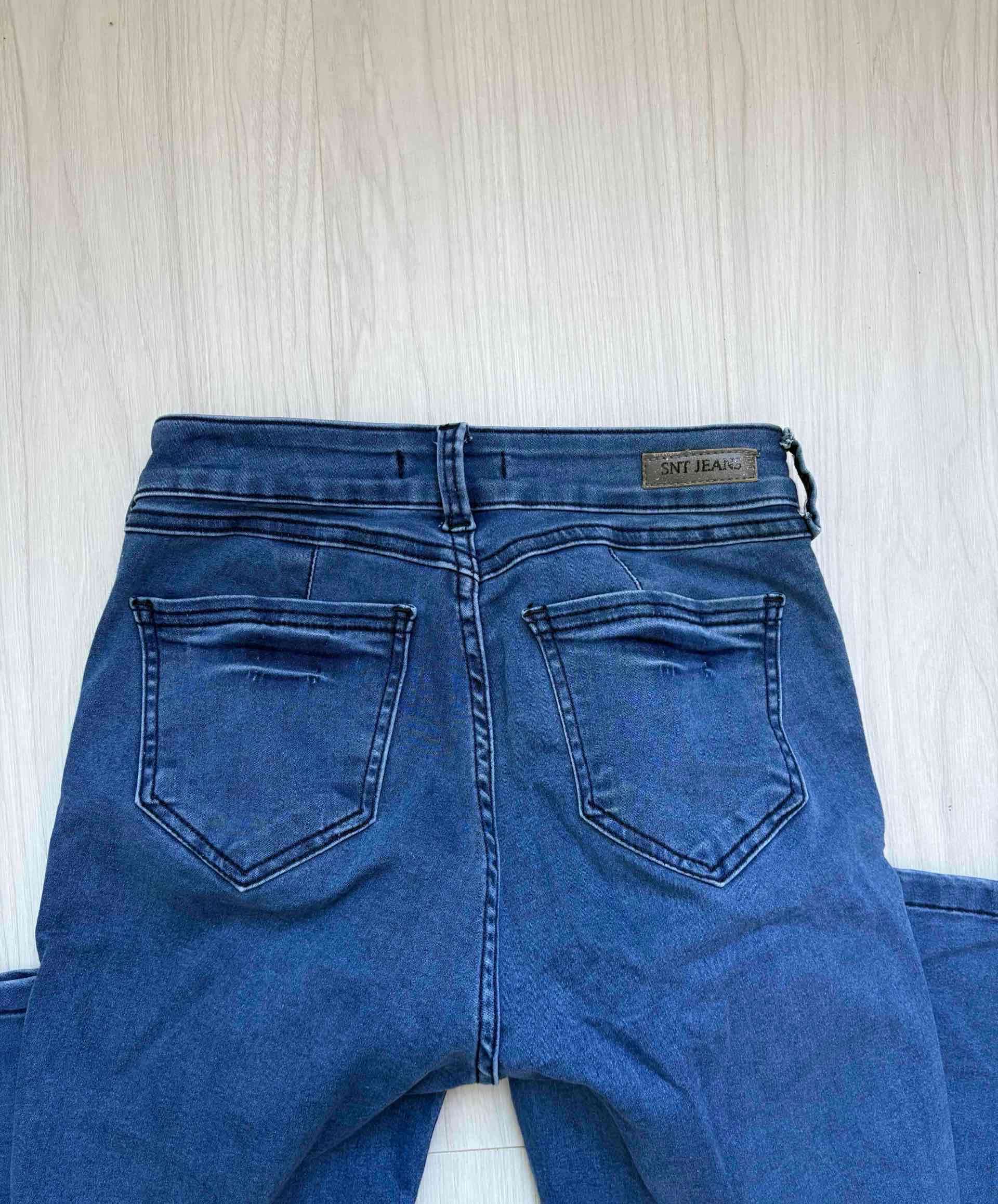 Jeans acampanados azules - miniatura 3