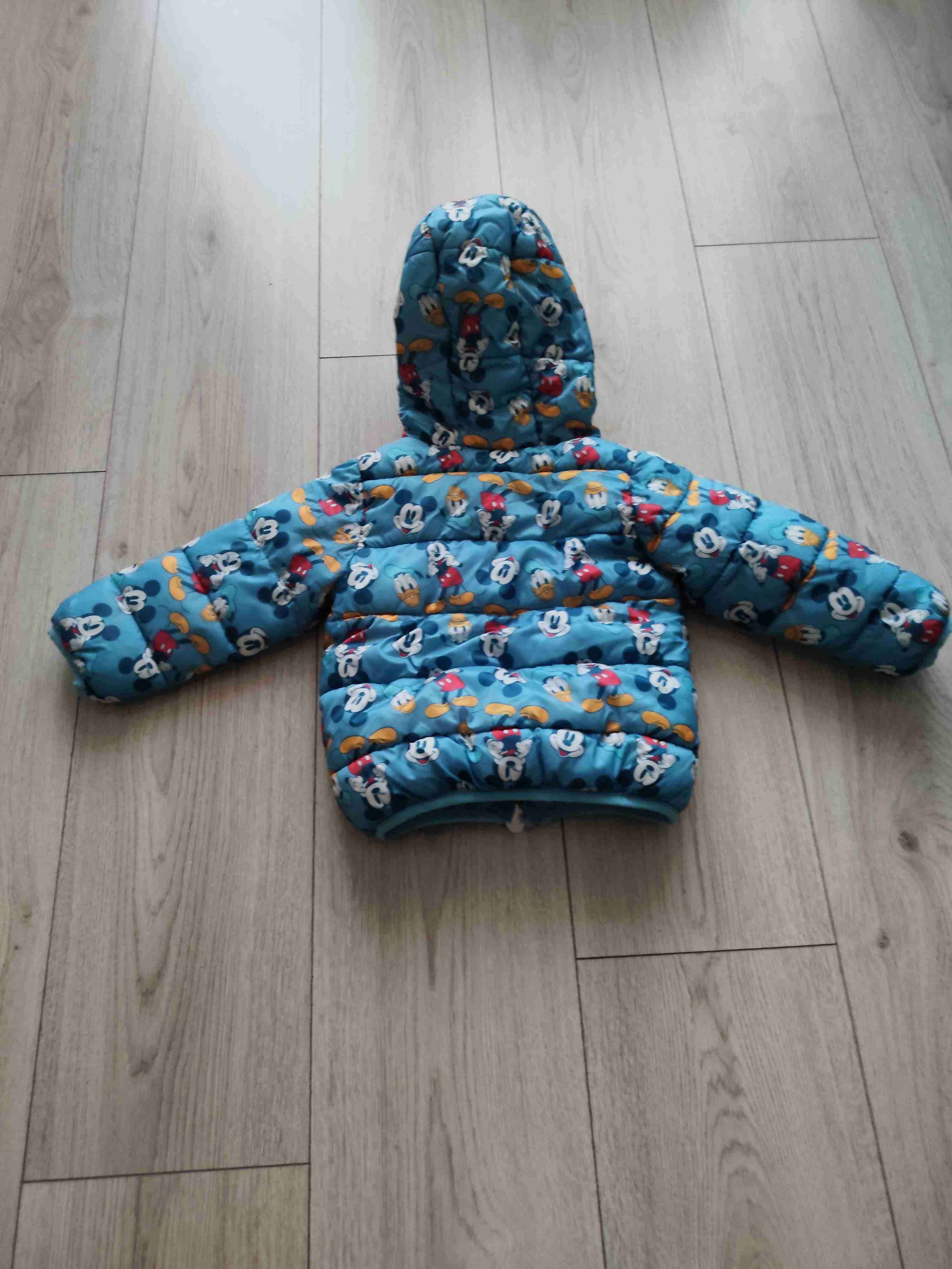 Chaqueta infantil con capucha azul - 3