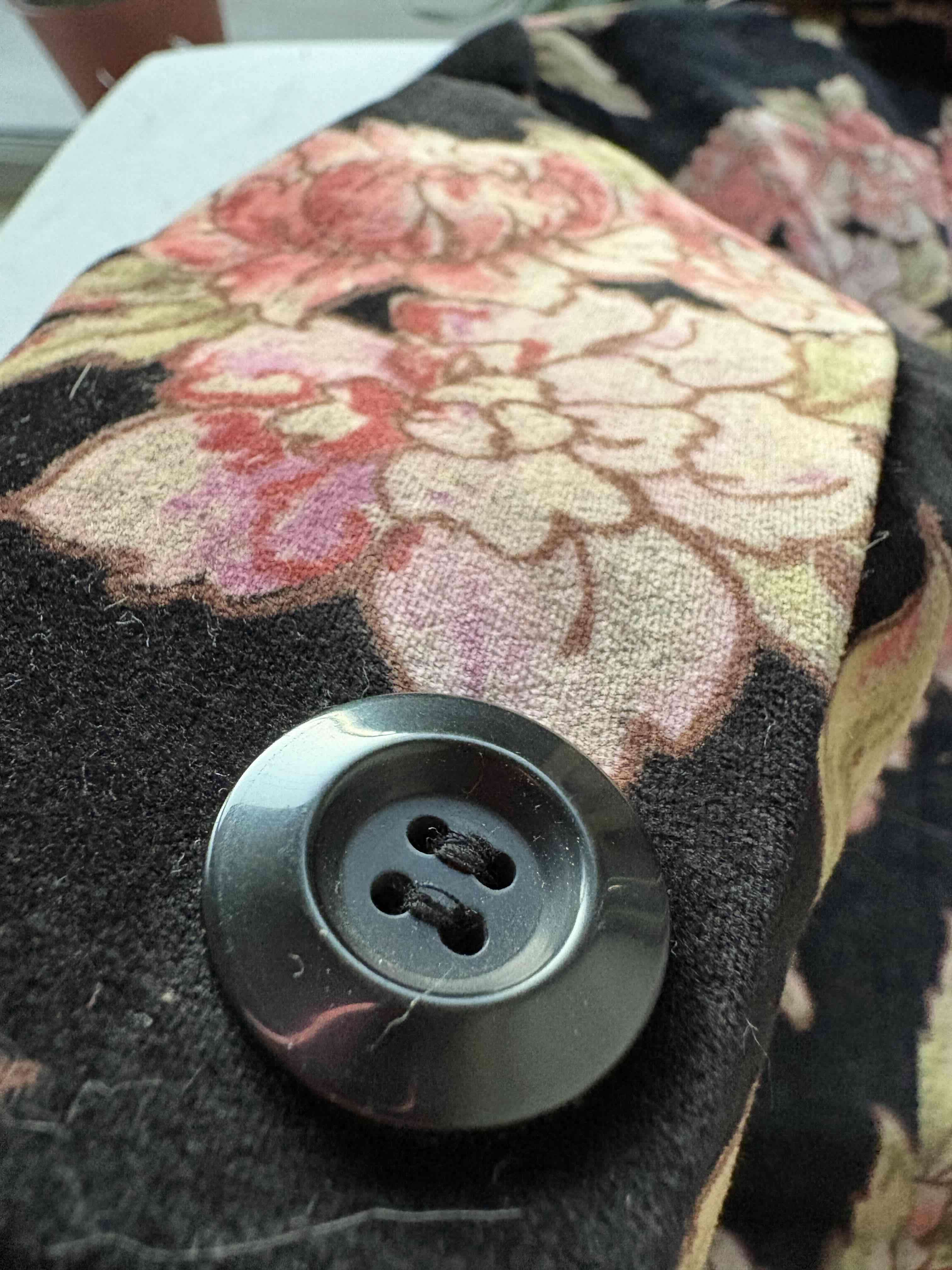 Blazer floral negro y rosa - miniatura 4