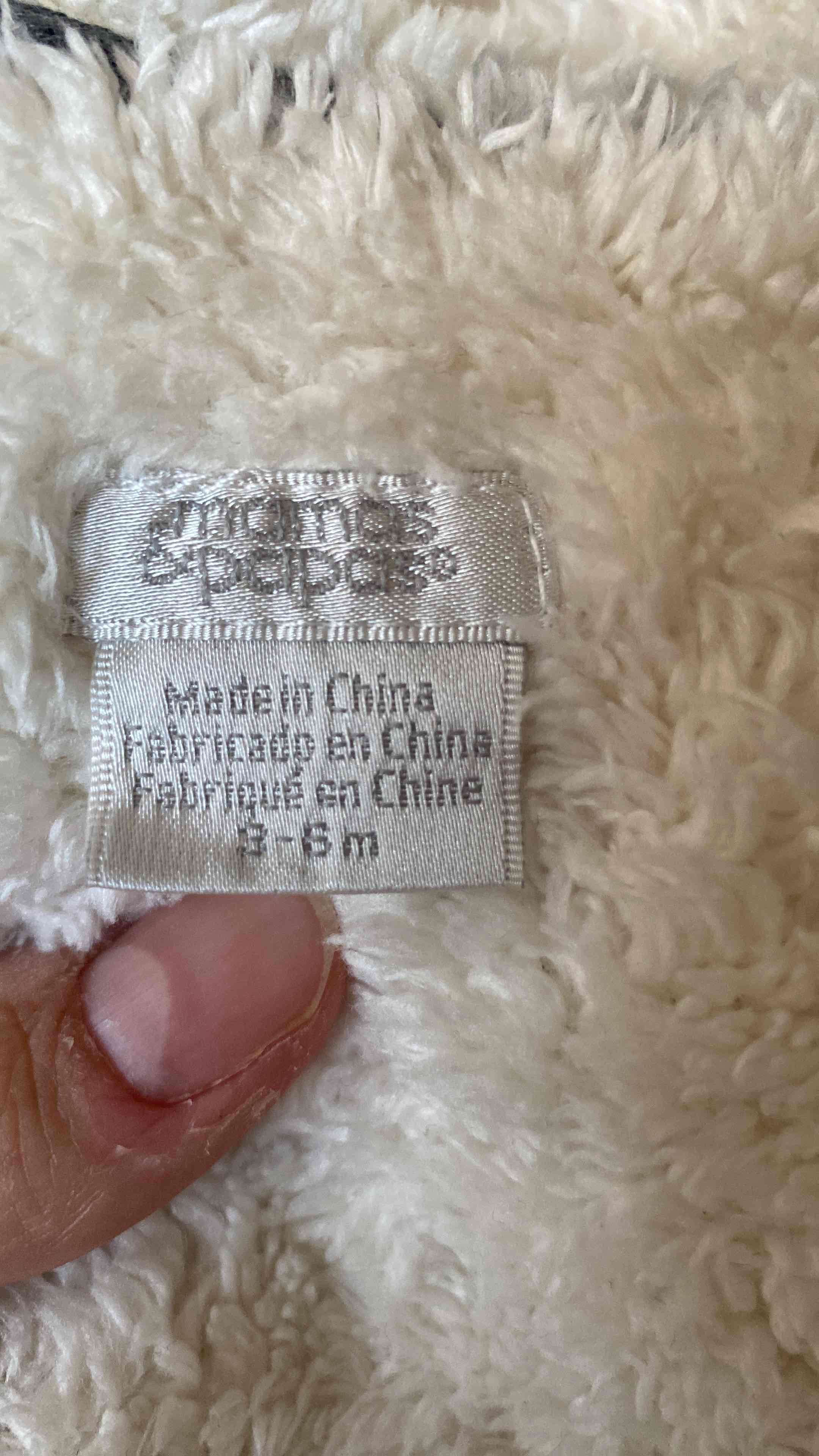 Chaleco acolchado con capucha gris - 2