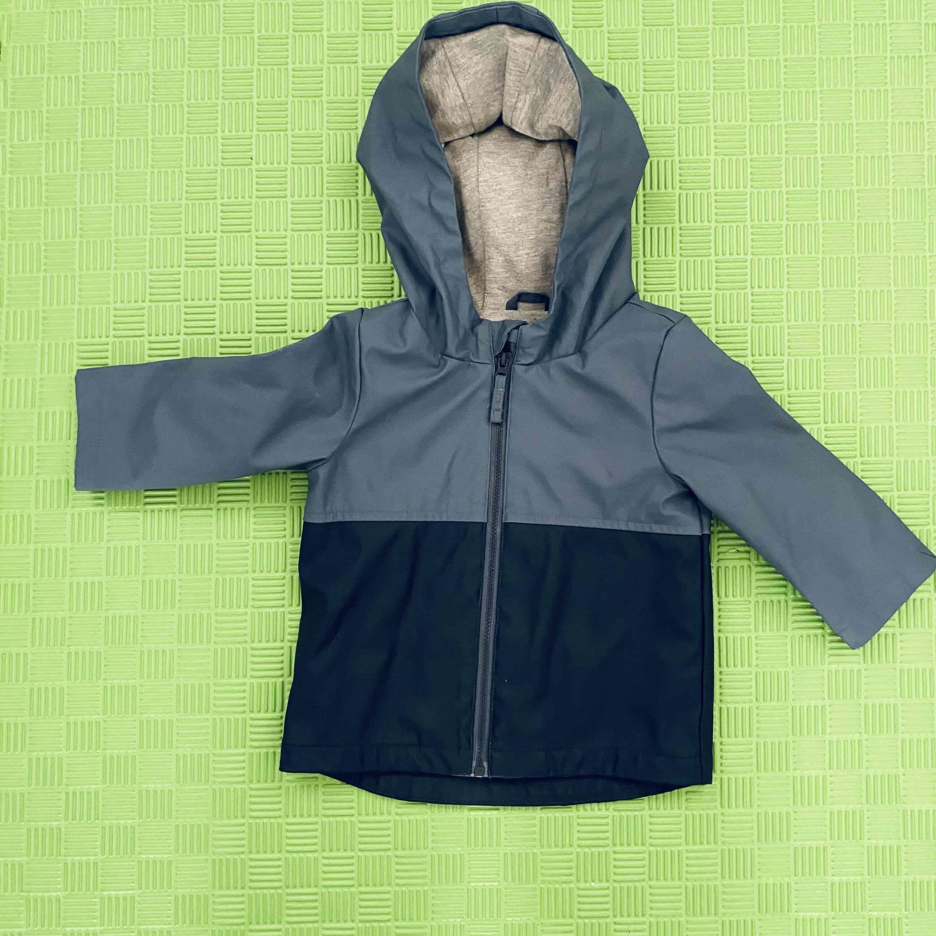 Chaqueta infantil impermeable azul - 1