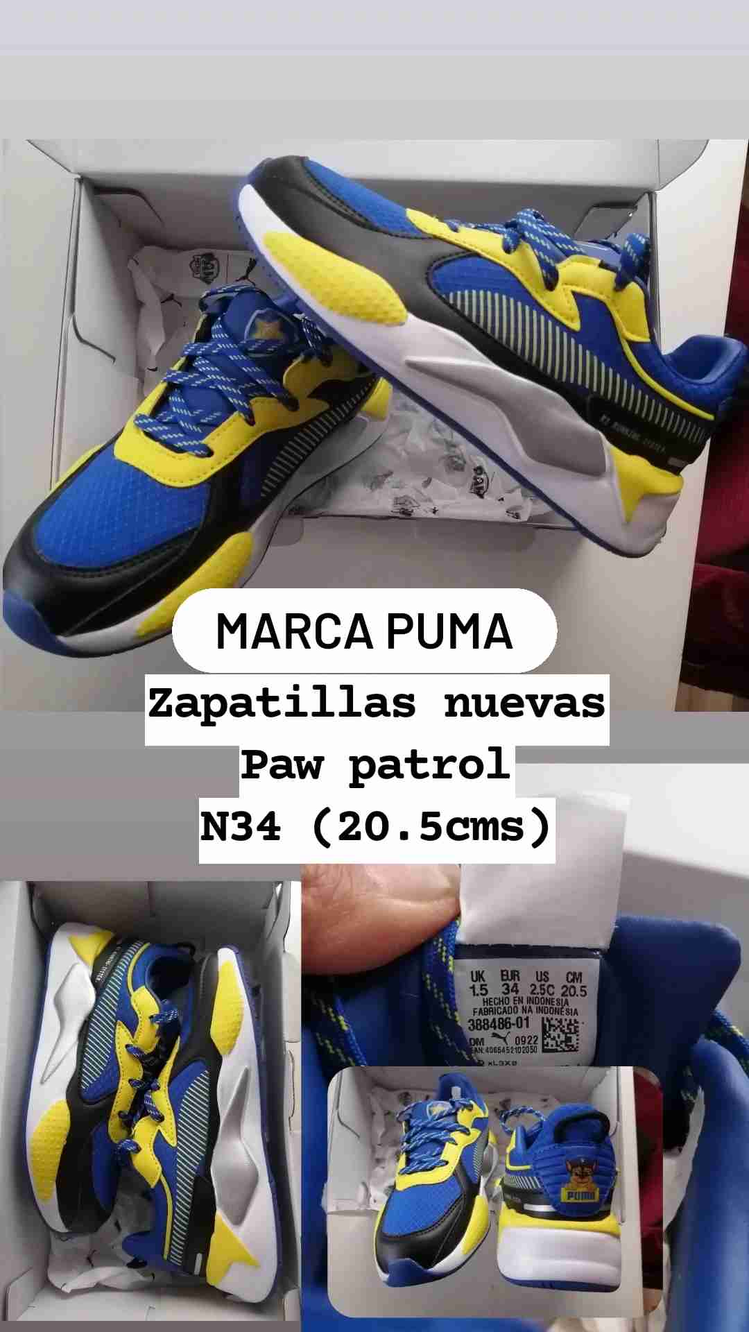Zapatillas Puma Paw Patrol nuevas - 1