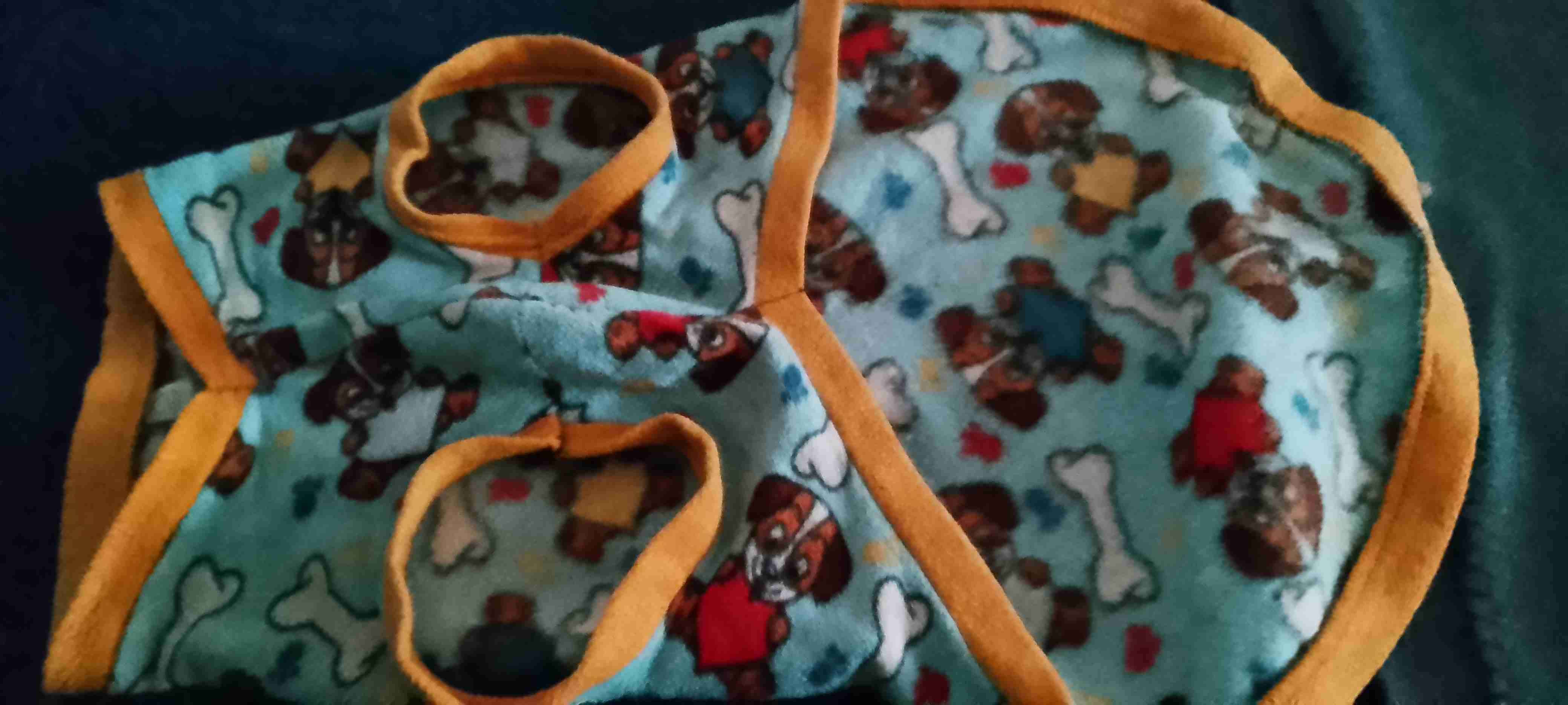 Abrigo polar para perro estampado - 1