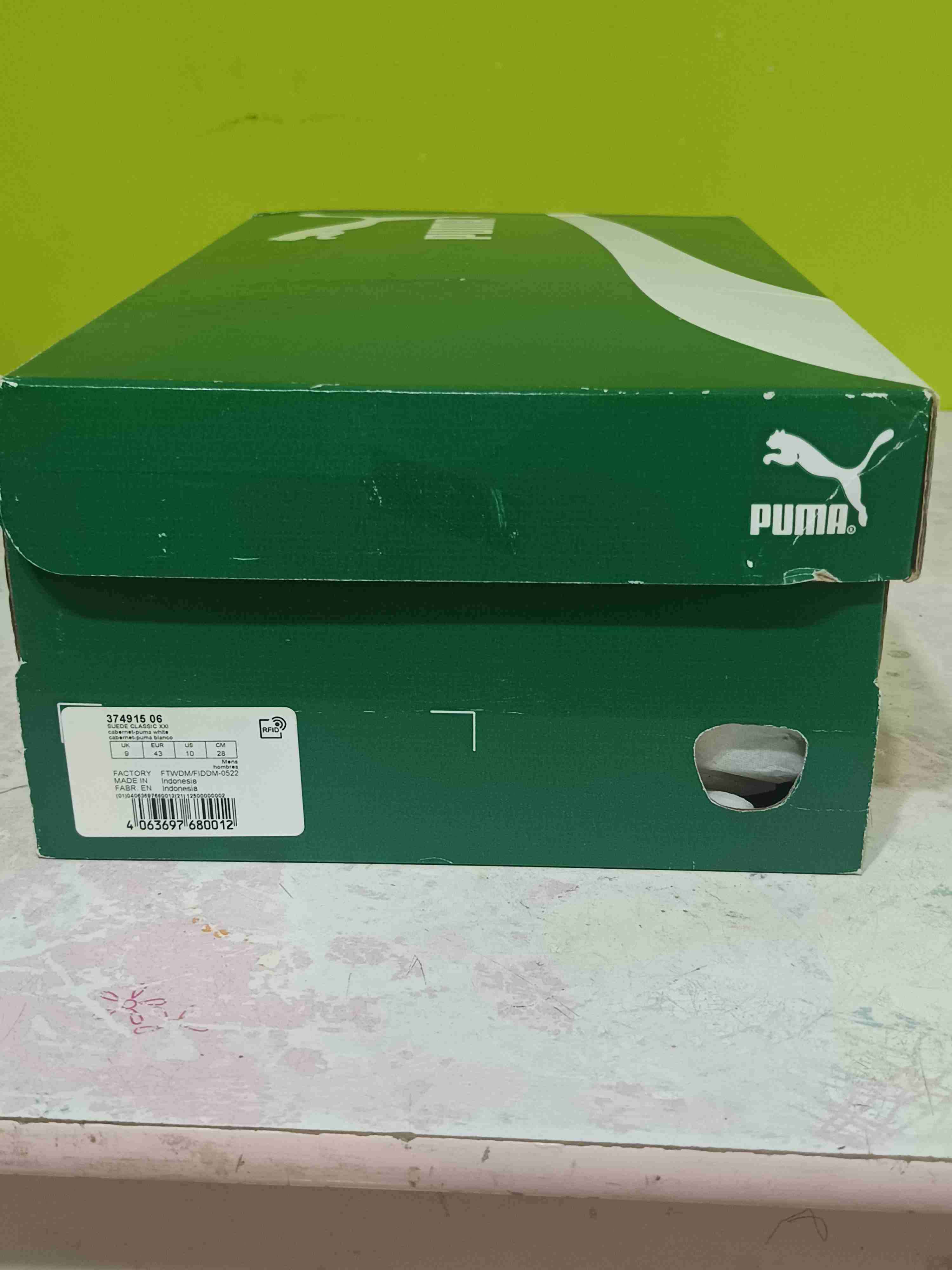 Zapatillas Puma Suede Cabernet/puma blanco - miniatura 2