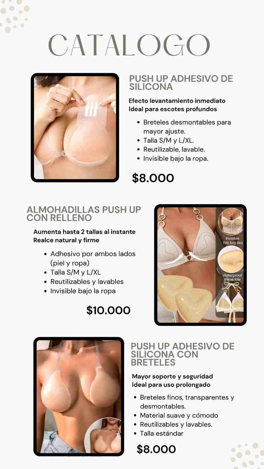 Levantador de busto de silicona - 2