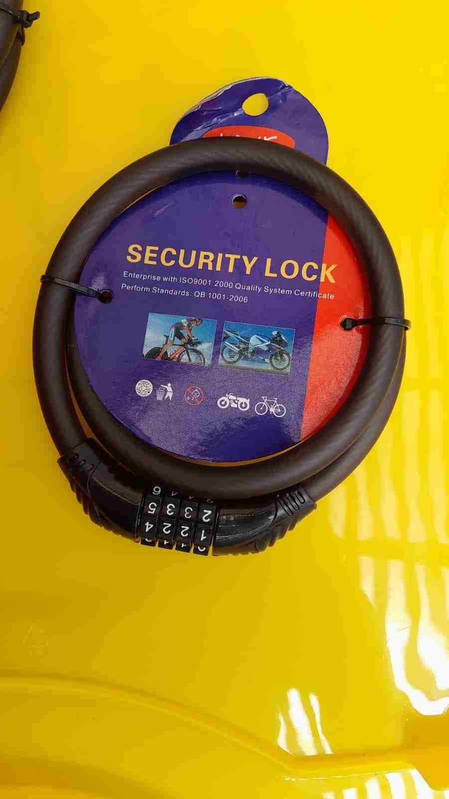 Candado de seguridad con clave