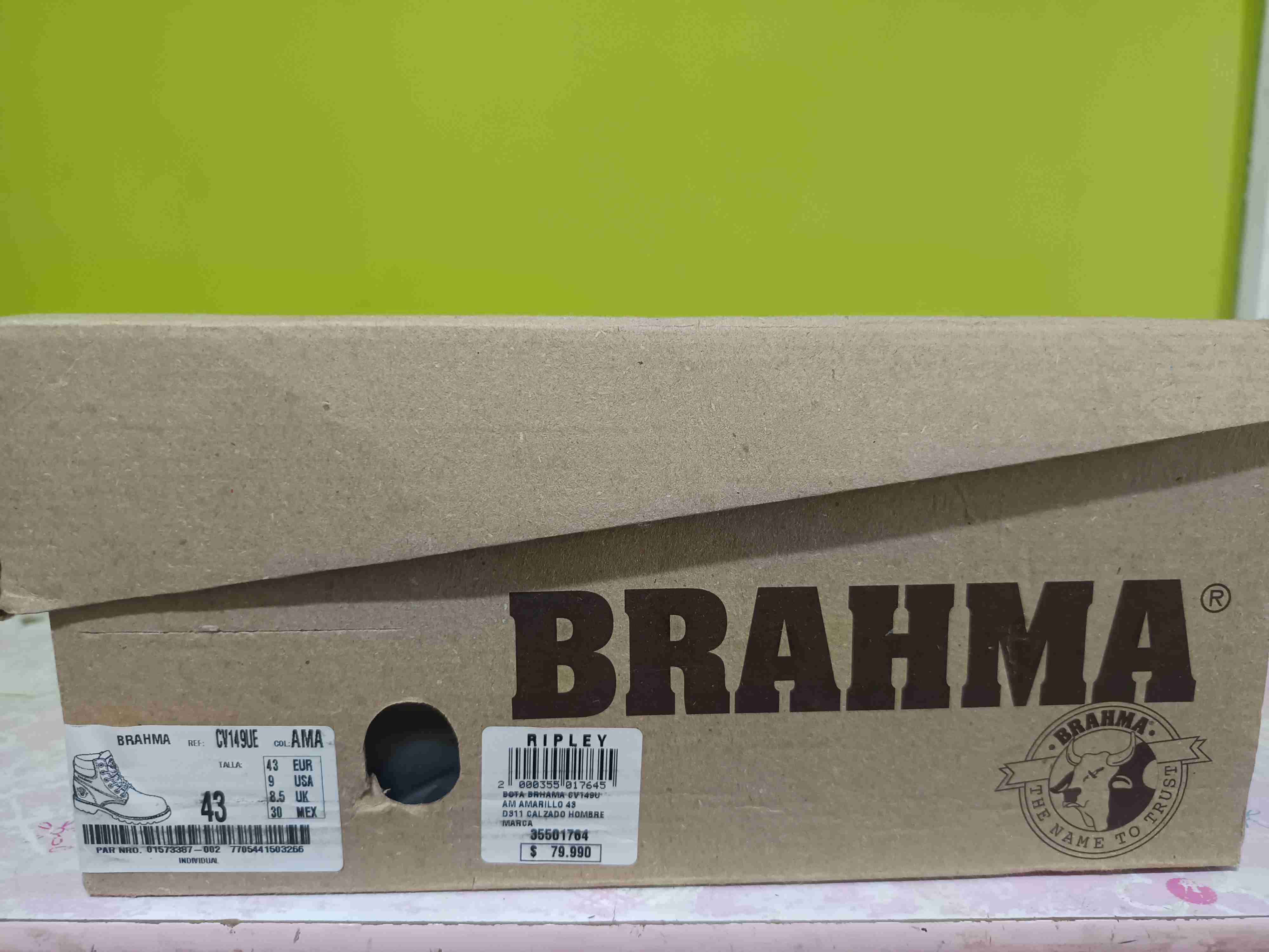 Botines Brahma de cuero beige - miniatura 2