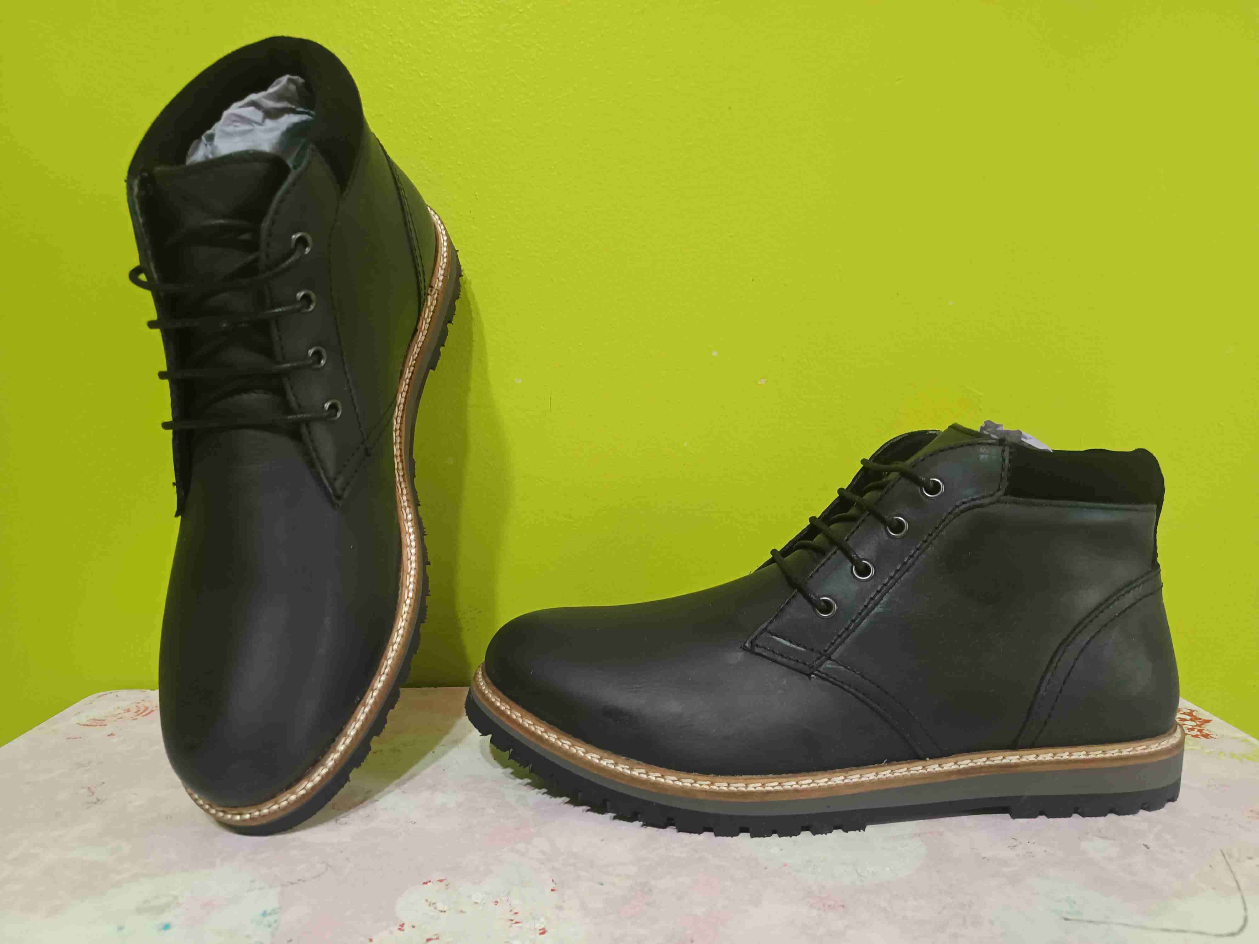 Botines Next negros de cuero - 1