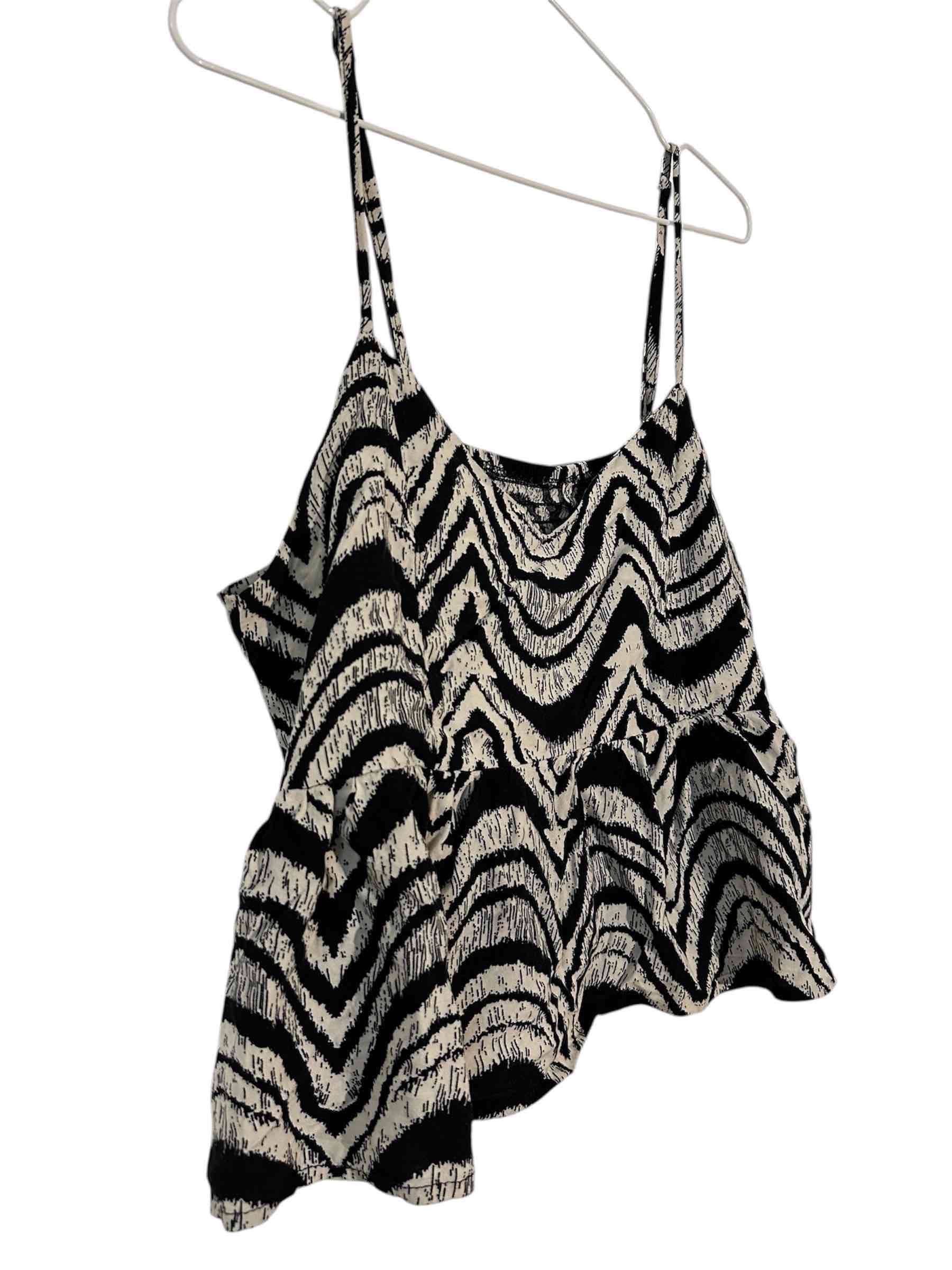 Top de tirantes estampado zigzag - miniatura 2