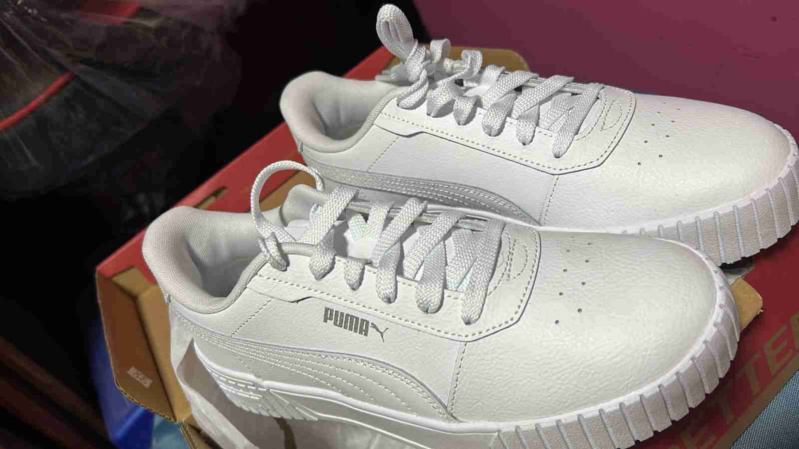 Zapatillas blancas Puma unisex talla 40 - miniatura 2