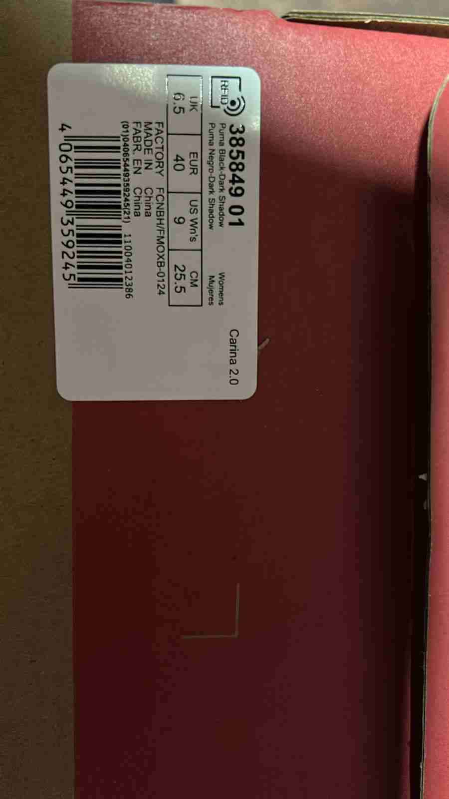 Zapatillas negras deportivas Puma talla 40 - miniatura 4