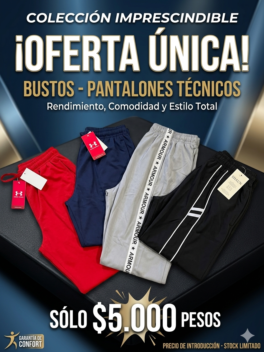 Set de buzos y pantalones técnicos