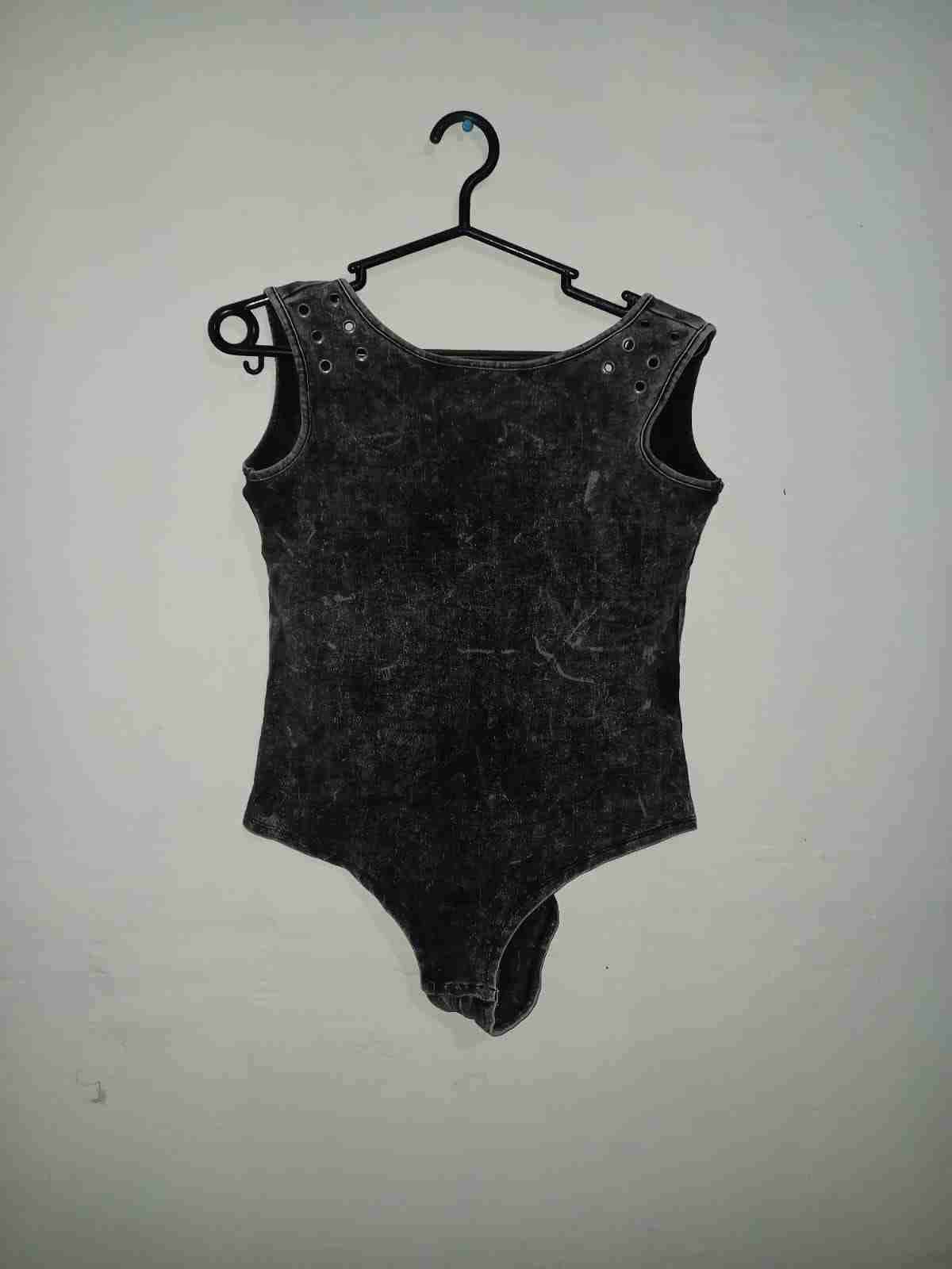 Body negro sin mangas - 1