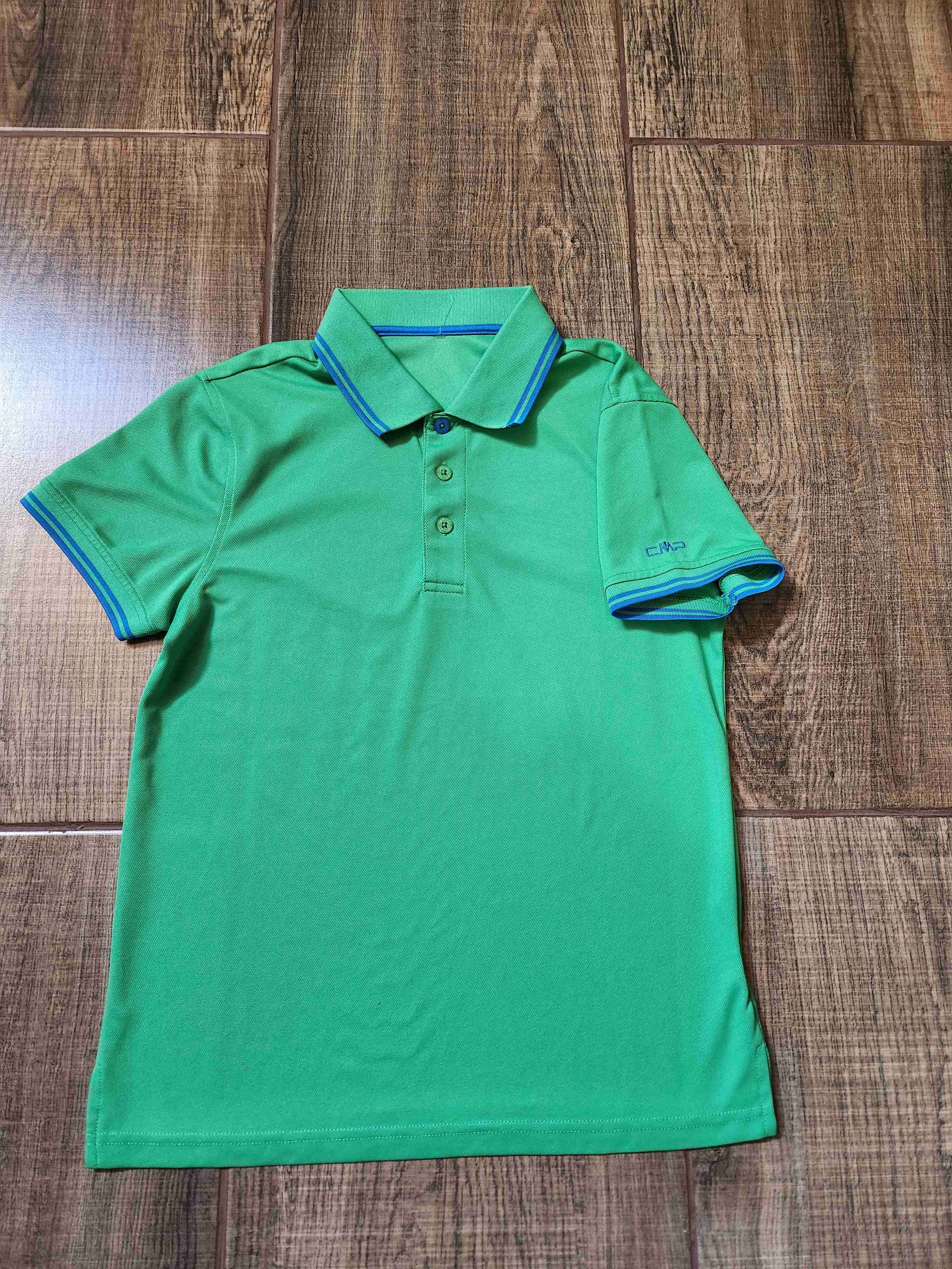 Polera polo verde niño