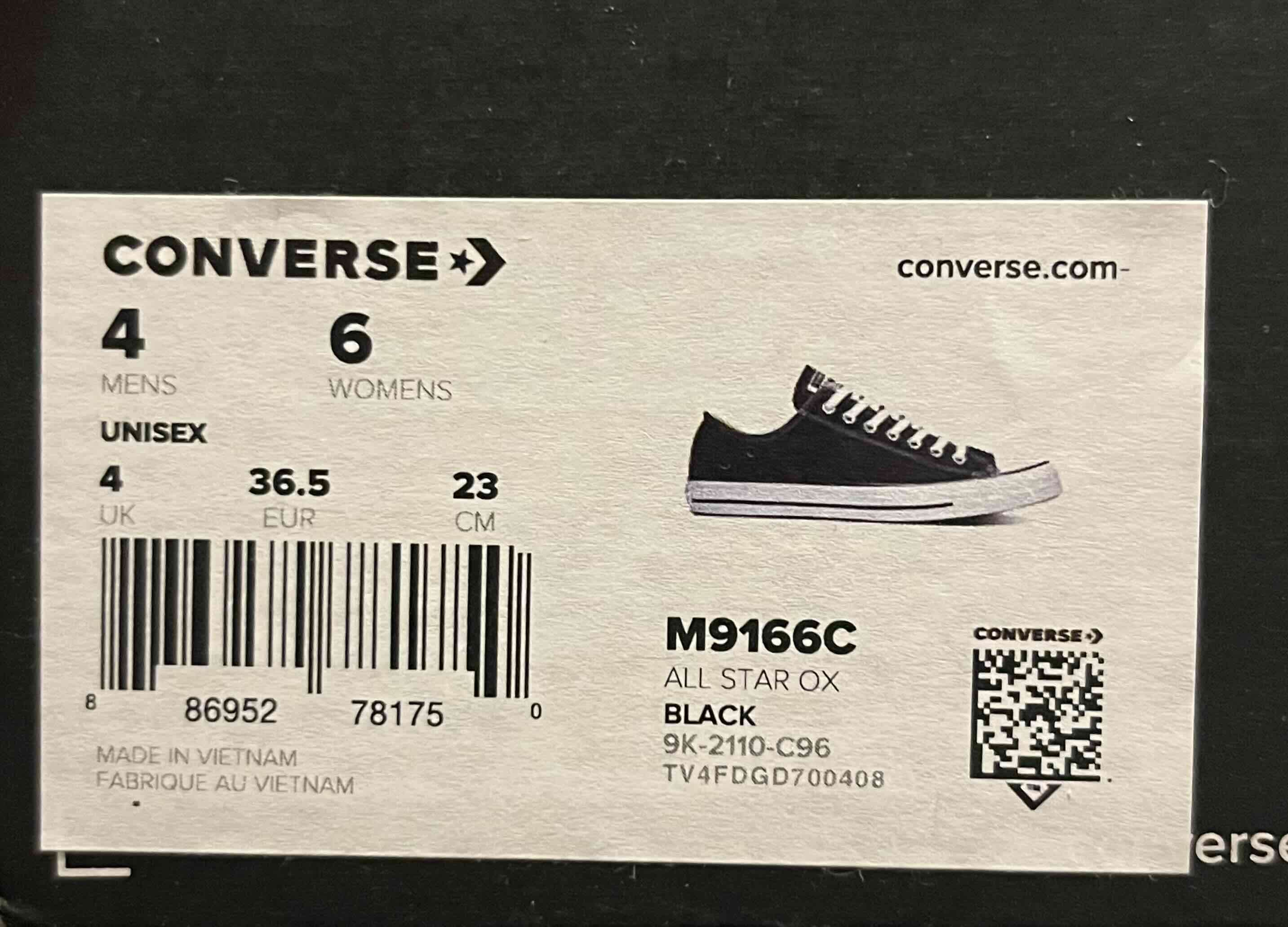 Zapatillas negras Converse All Star - miniatura 3