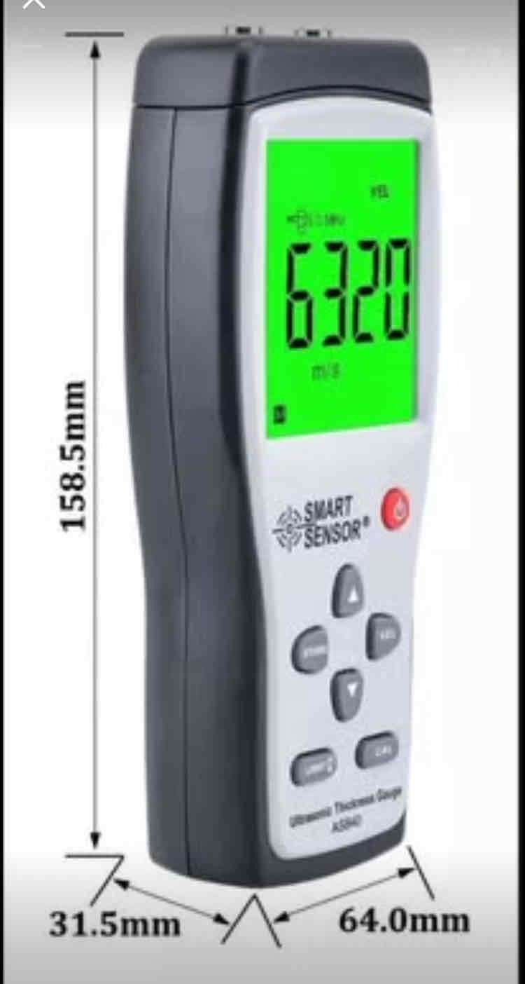 Medidor de espesor ultrasónico Smart Sensor - miniatura 2