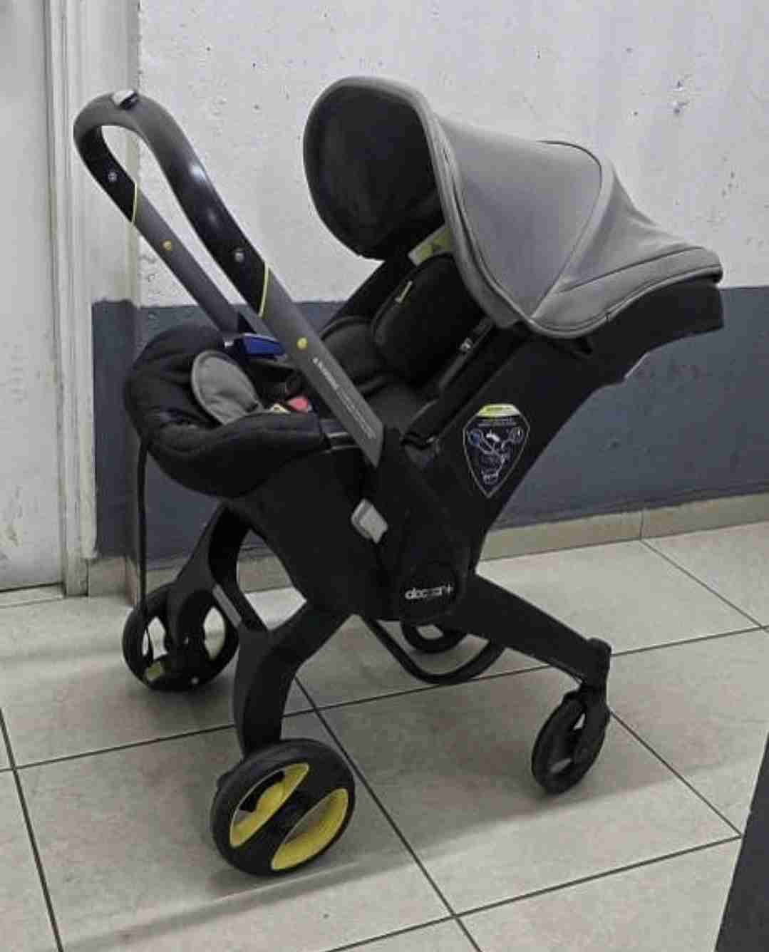 Silla de auto para bebé gris - 3