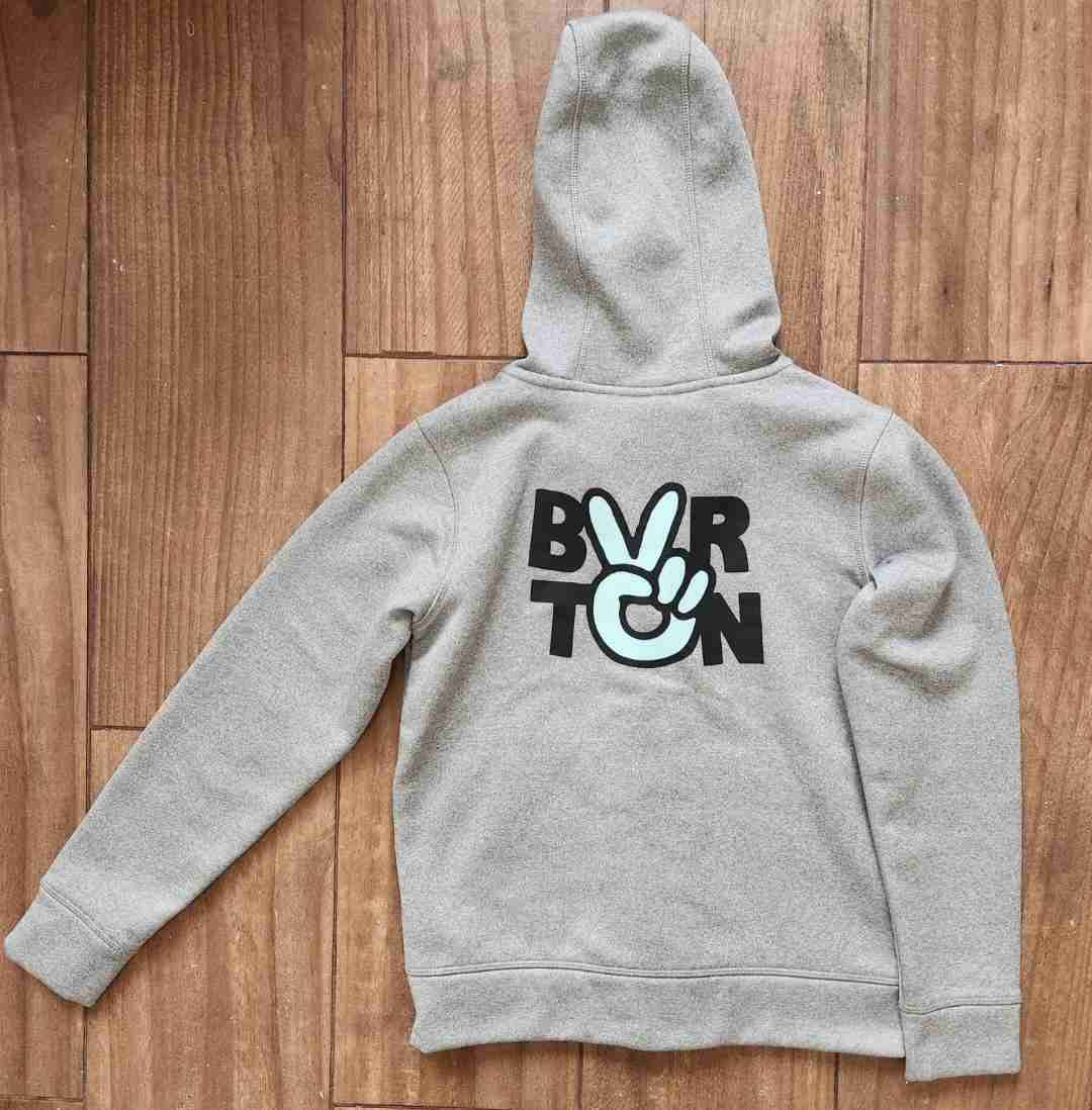 Polerón gris con capucha niño burton - 2
