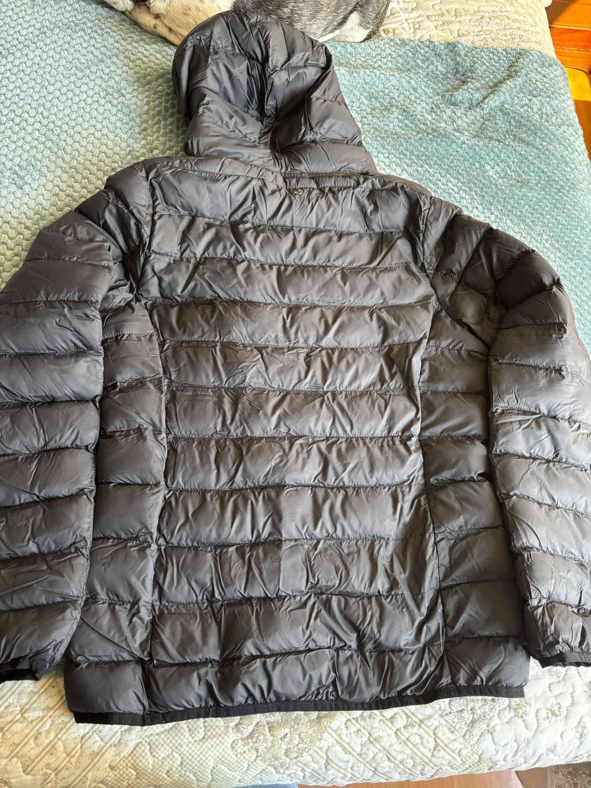 Chaqueta acolchada negra con capucha reef - 2