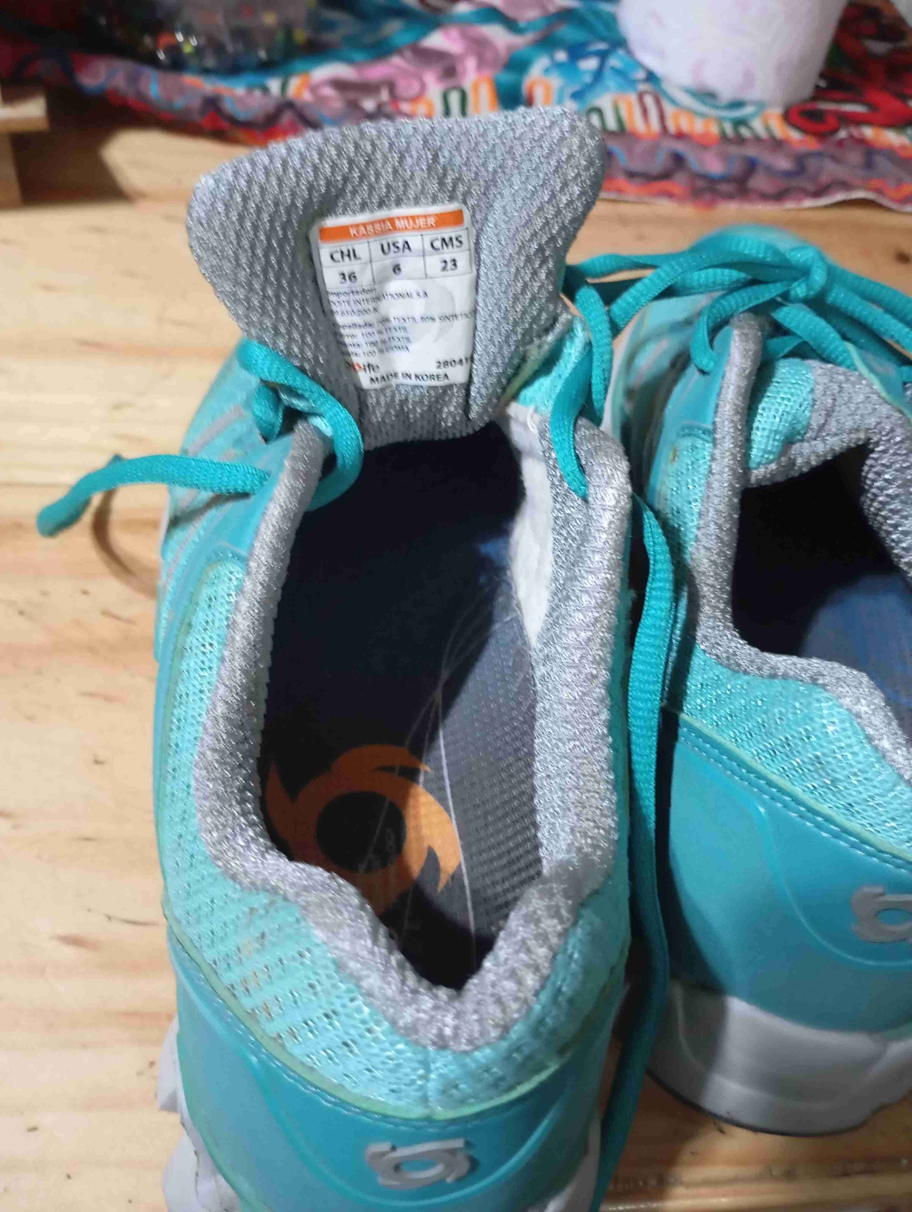 Zapatillas deportivas turquesas - miniatura 3