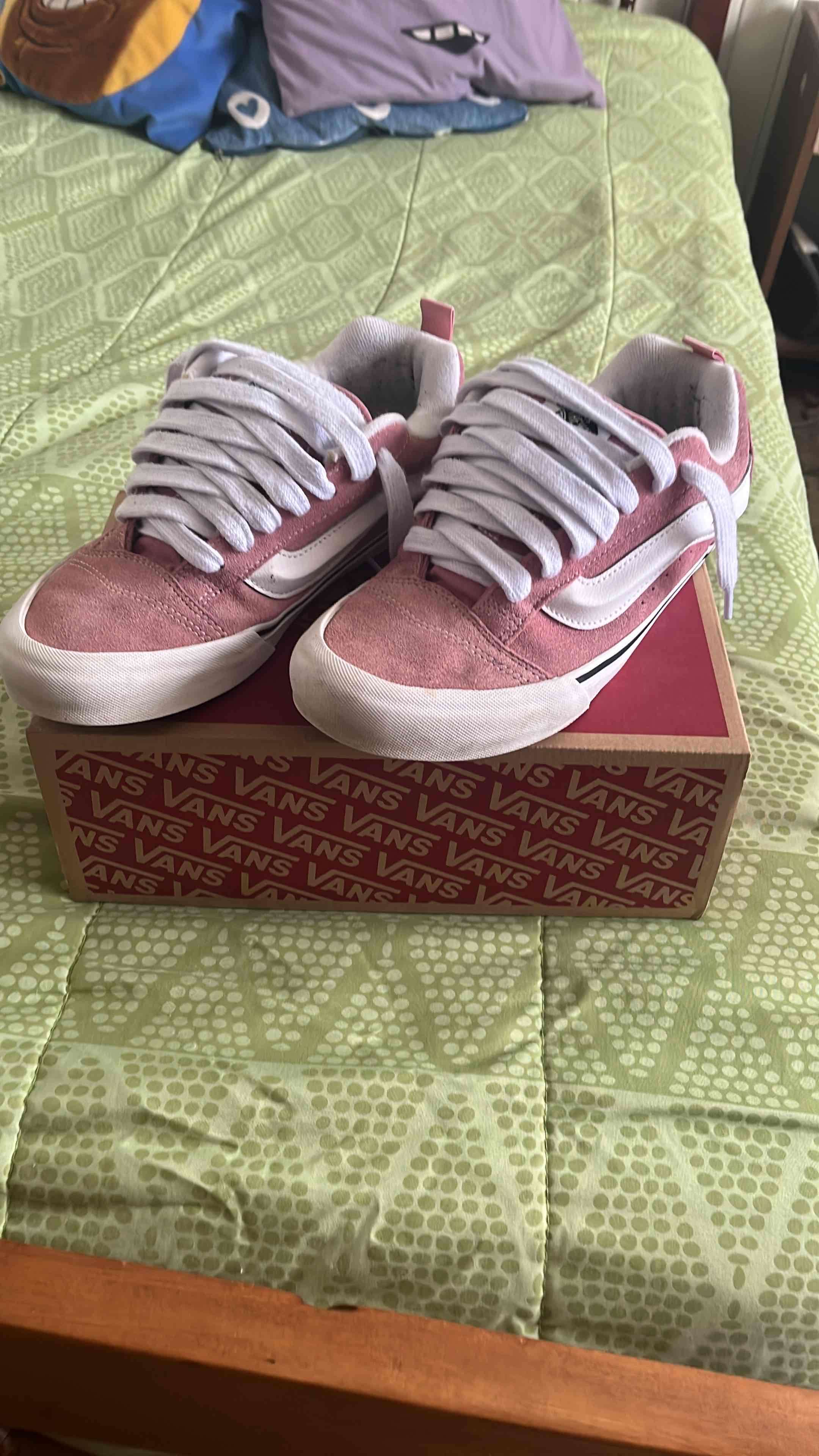 Zapatillas Vans Knu skull rosa - 1