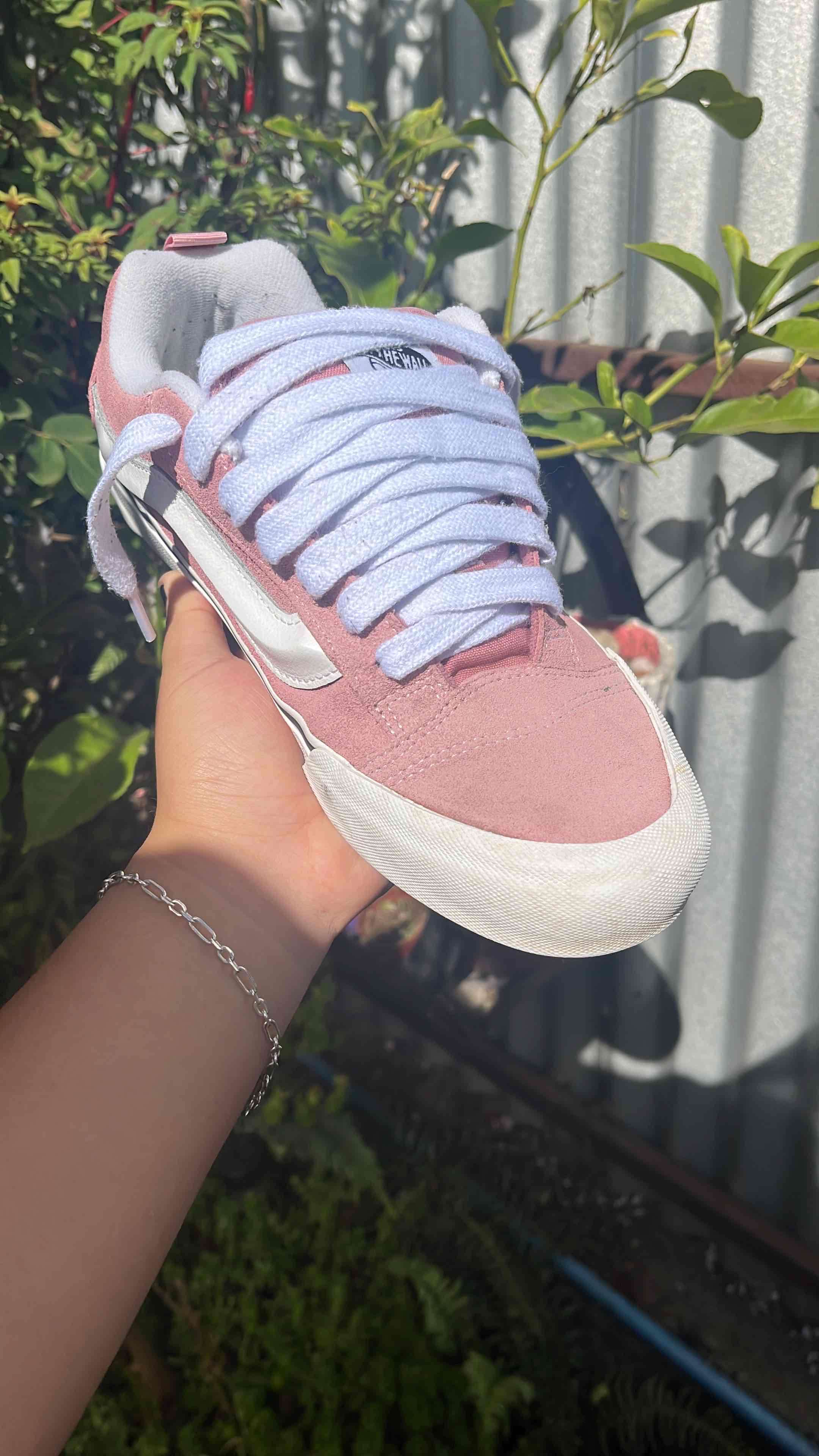 Zapatillas Vans Knu skull rosa - 2