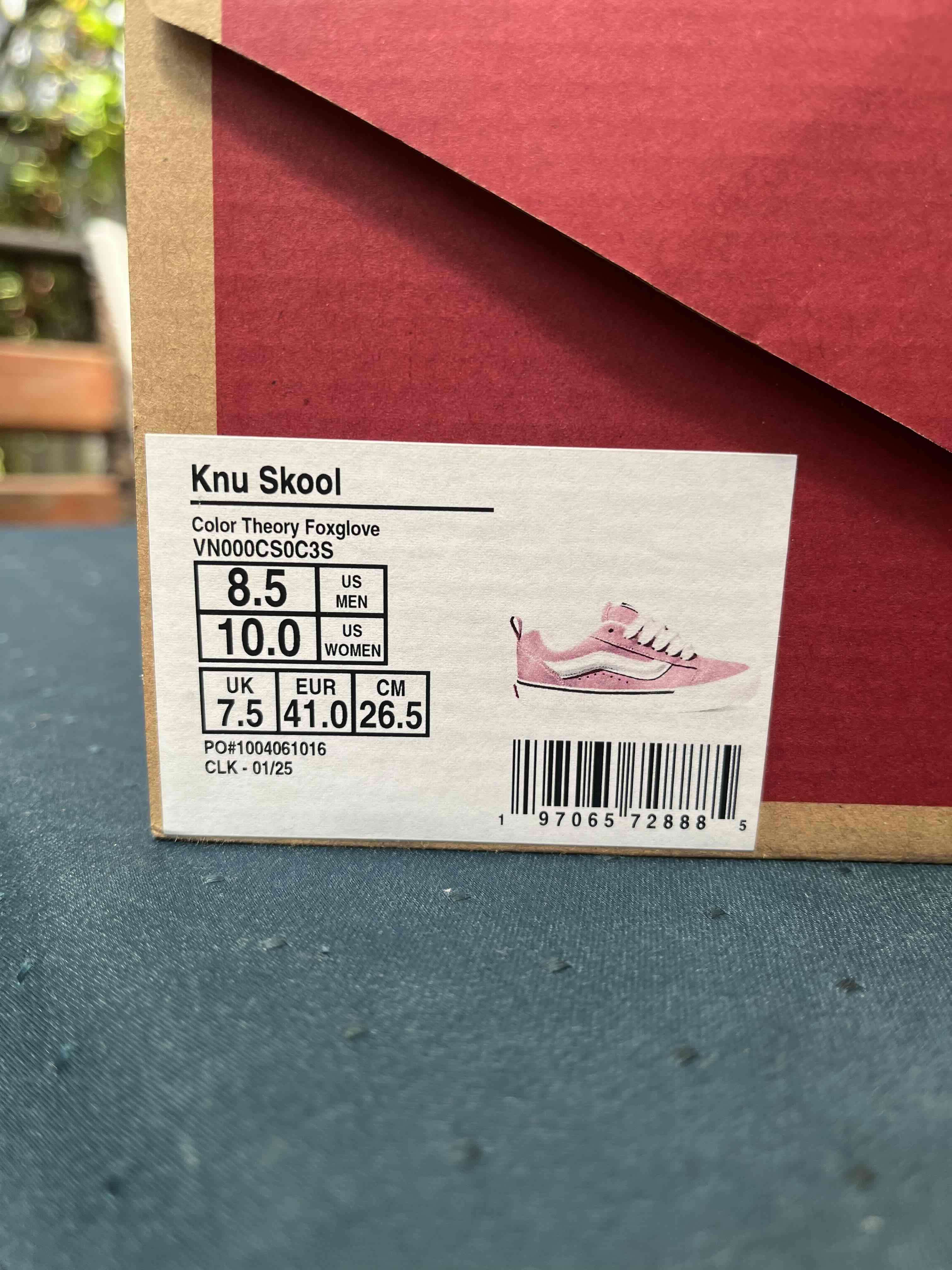 Zapatillas Vans Knu skull rosa - 3