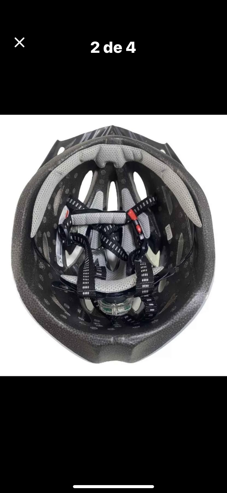 CASCO BICICLETA LIVIANO CALIDAD TIPO CARBONO - miniatura 2