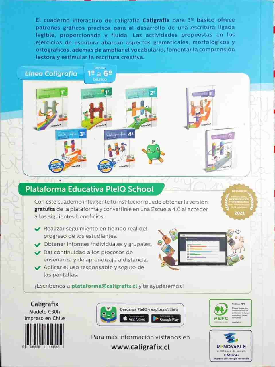 Cuaderno Caligrafía 3º básico Horizontal - miniatura 2