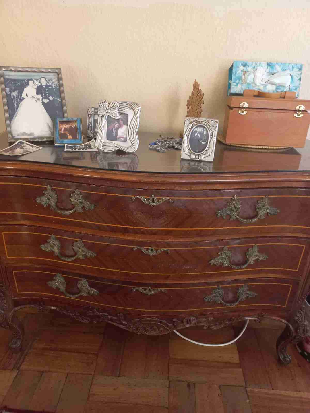 Cómoda antigua de madera Roble - 1