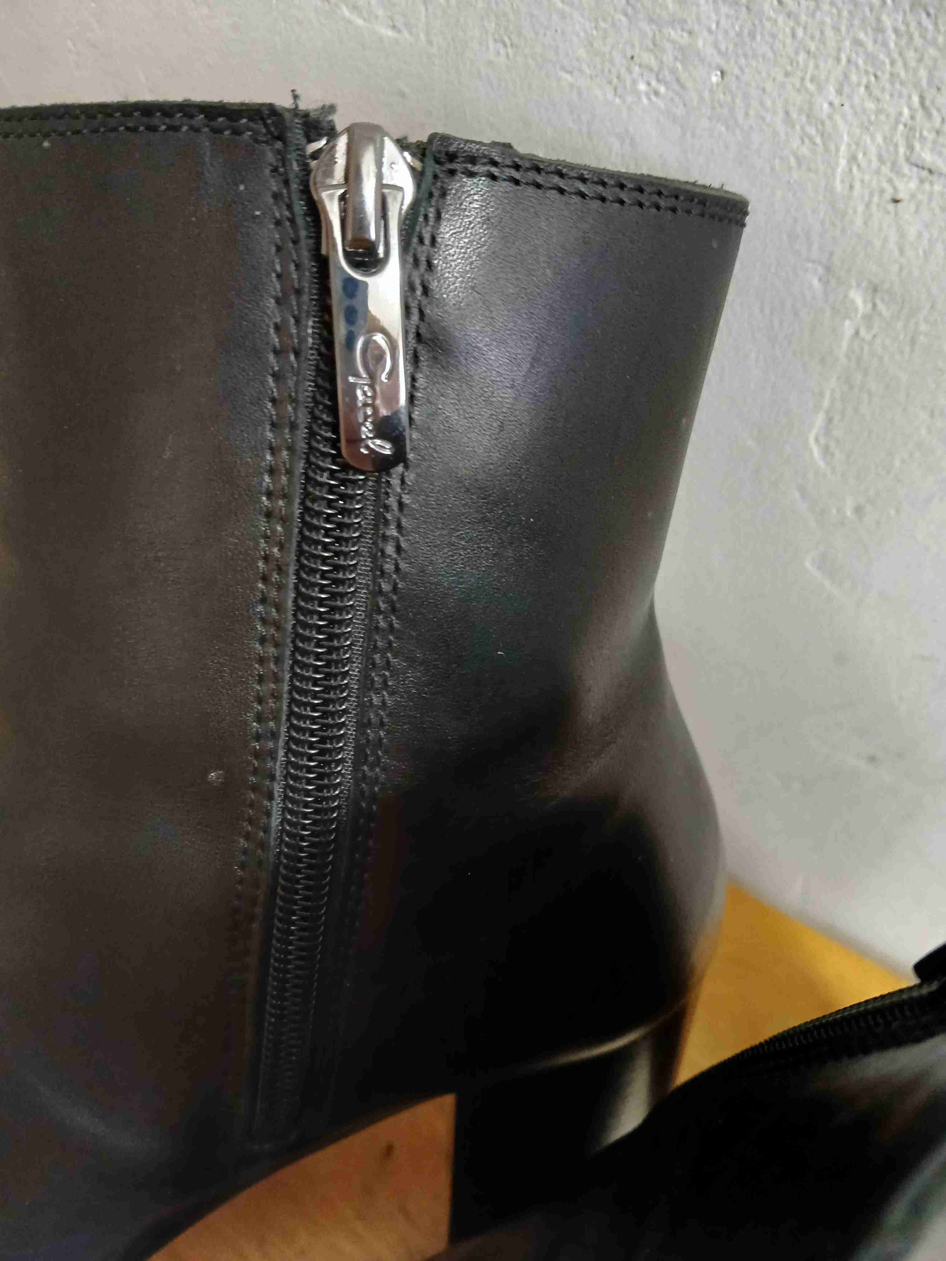 Botines negros con cierres gacel n 36 cuero - miniatura 6