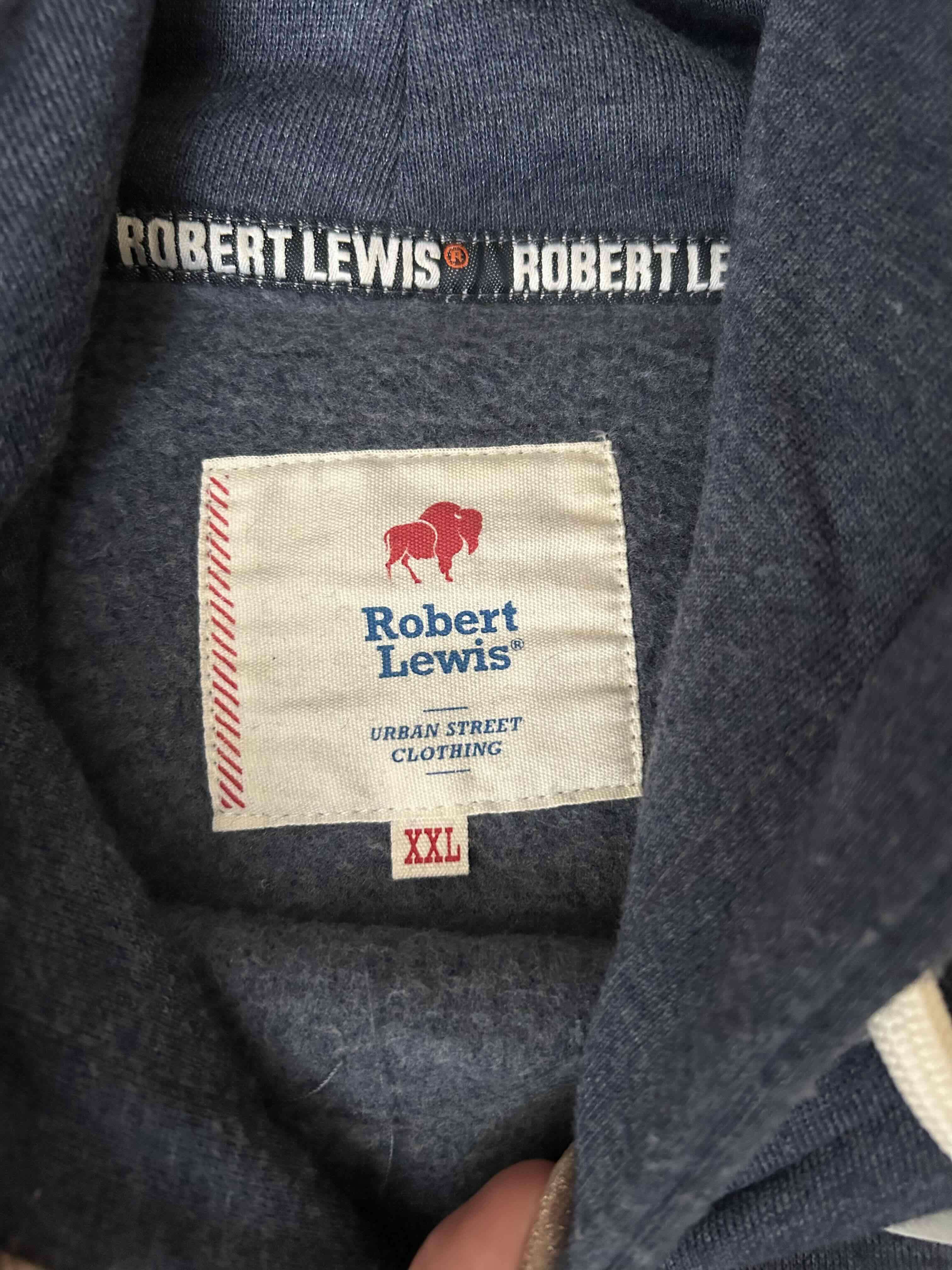 Polerón de hombre con capucha azul - 2