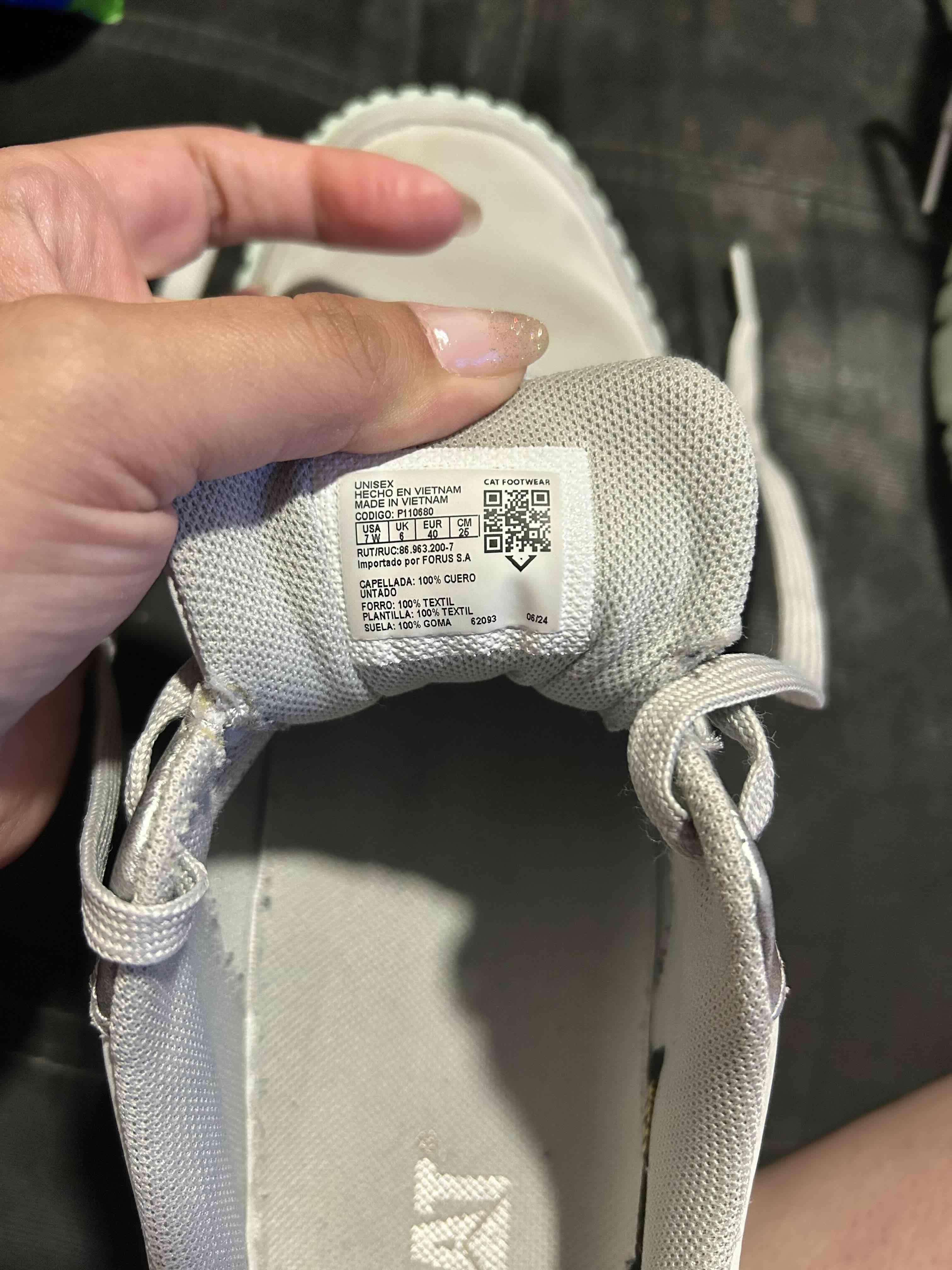 Zapatillas CAT blancas talla 40 - miniatura 3