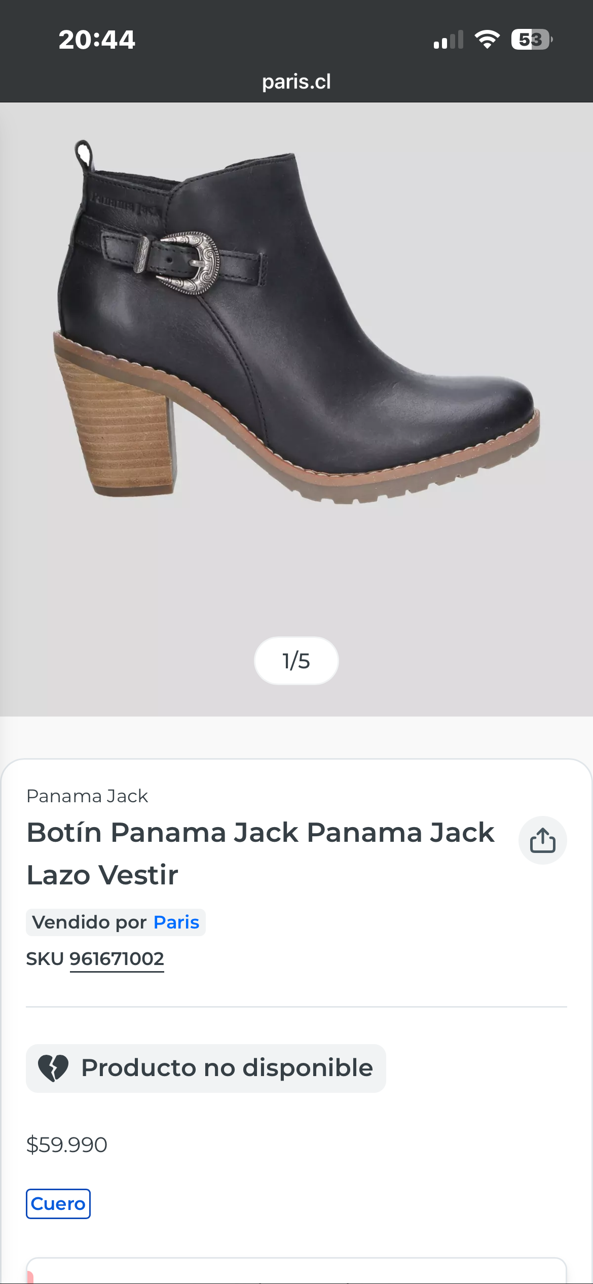 Botas negras Panama Jack - miniatura 6