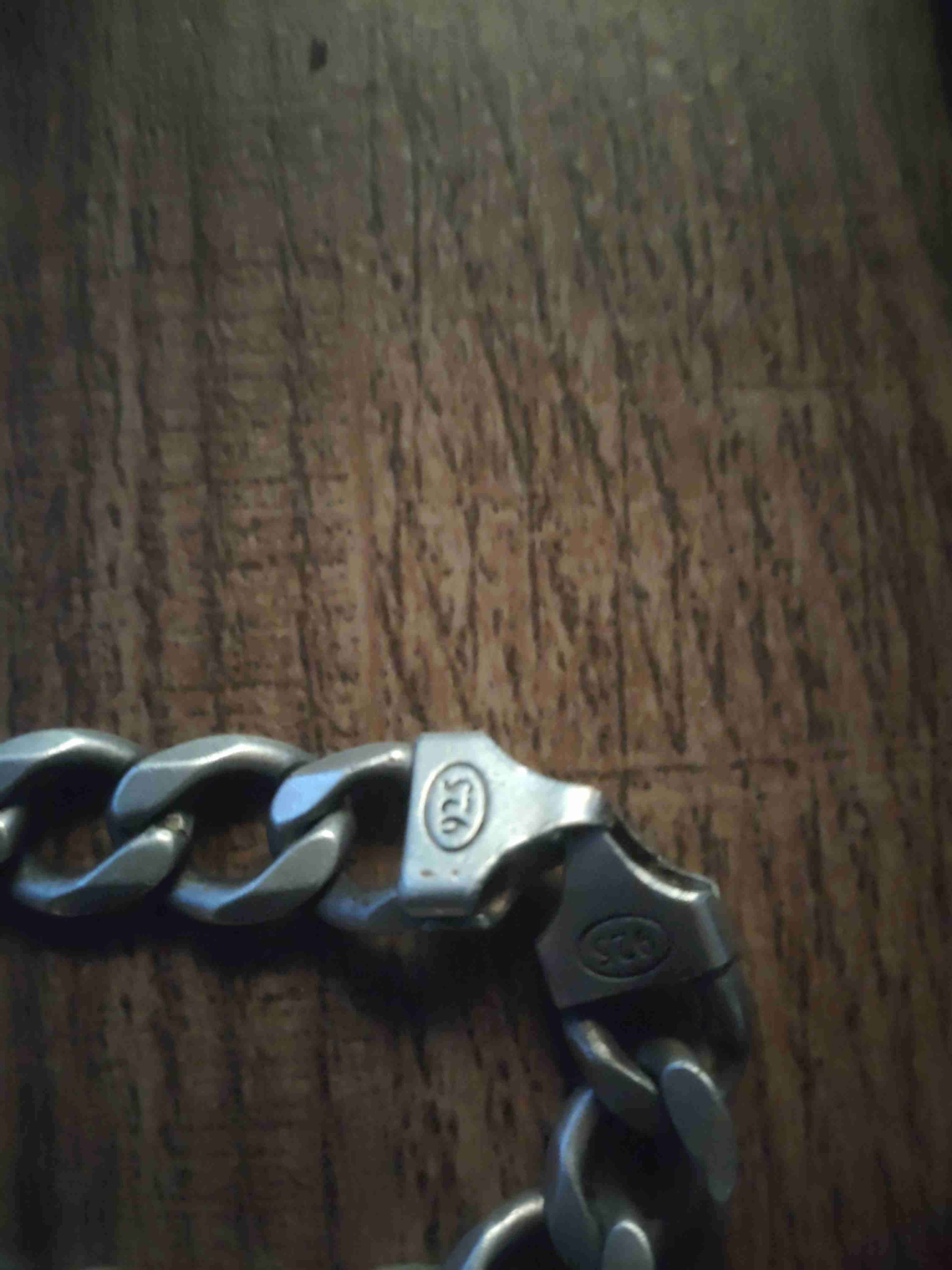 Cadena de eslabones plateada - miniatura 2