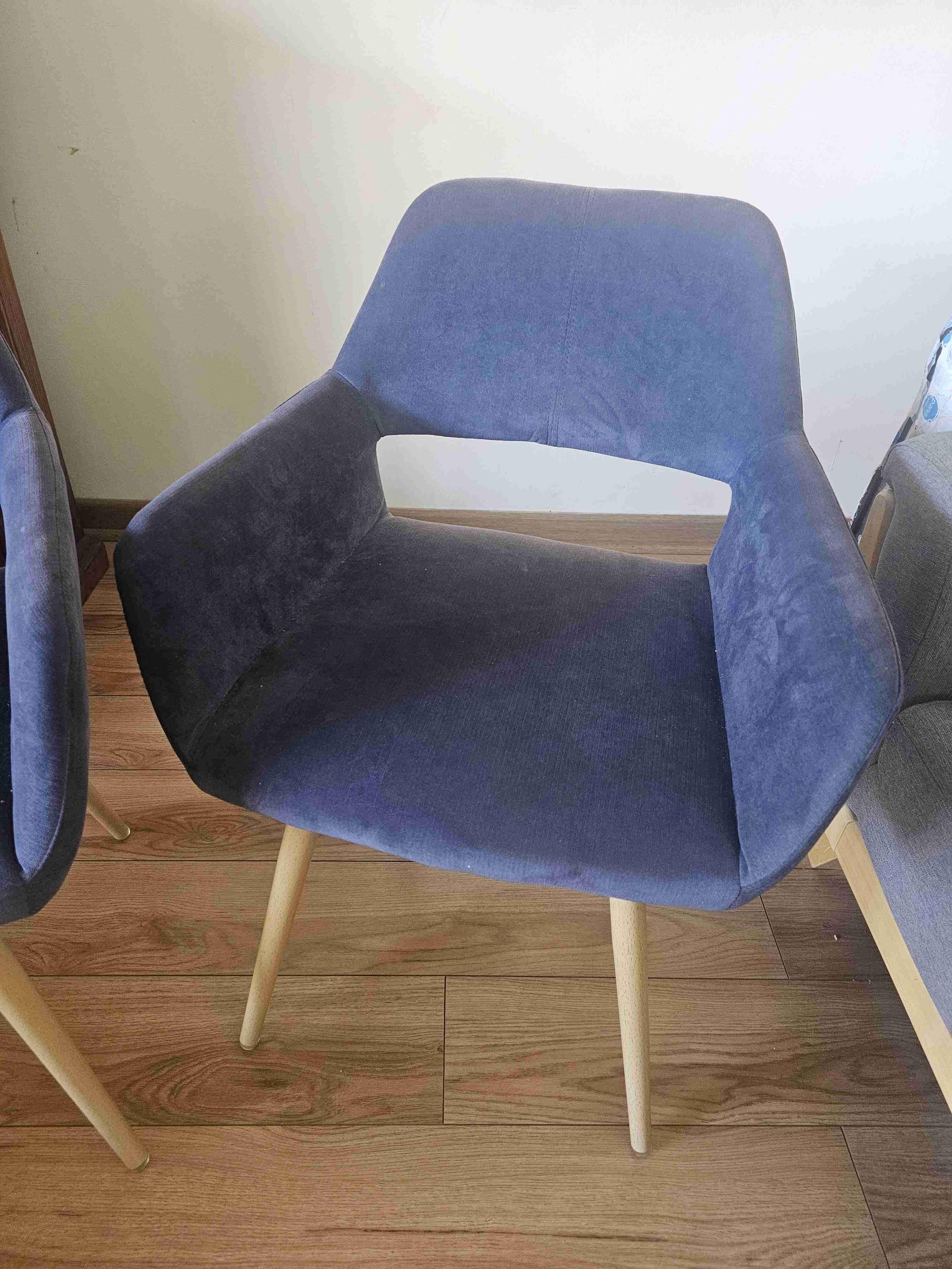 Par de sitiales azules modernas - 2