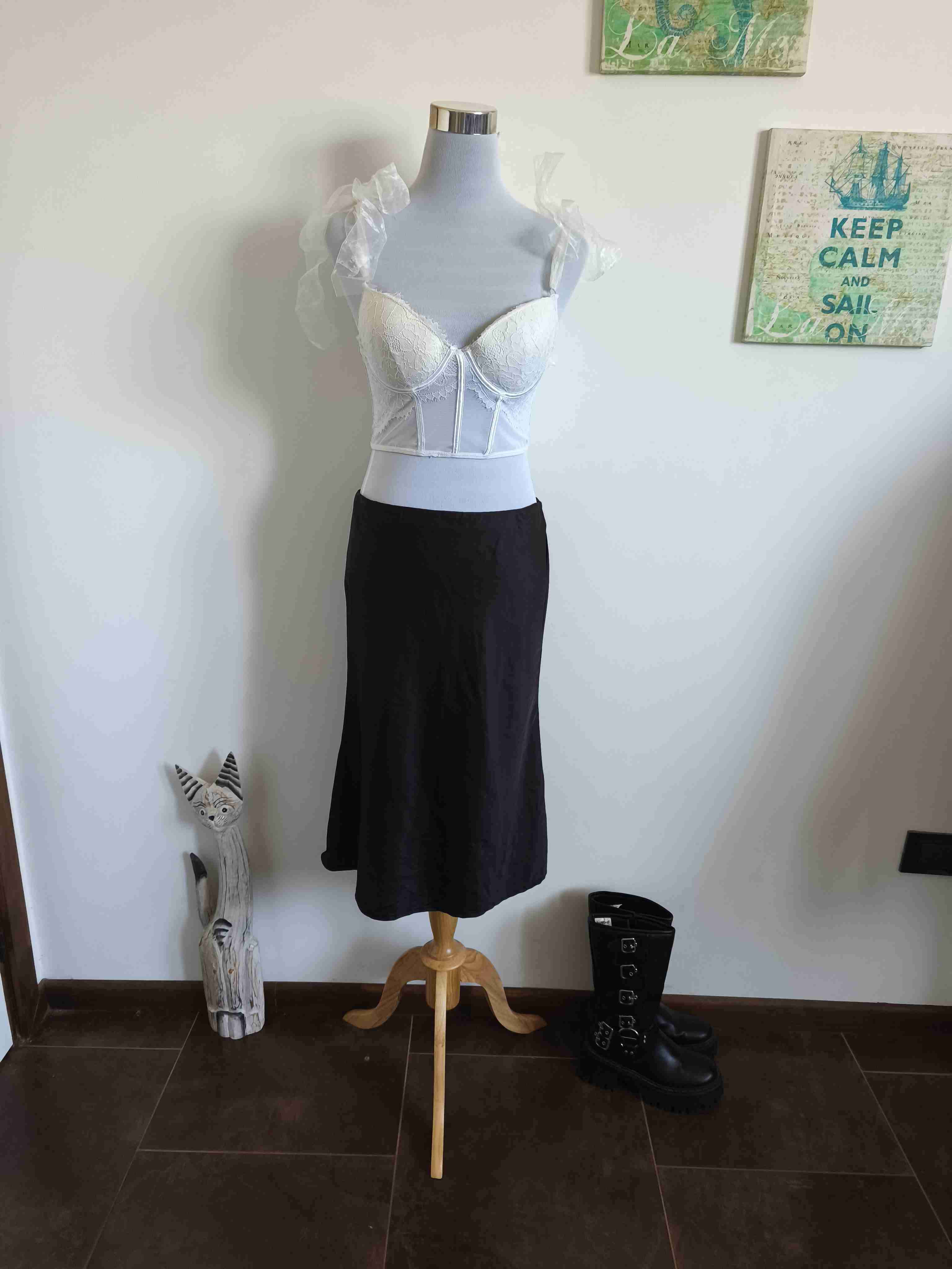 Corset blanco encaje - miniatura 2