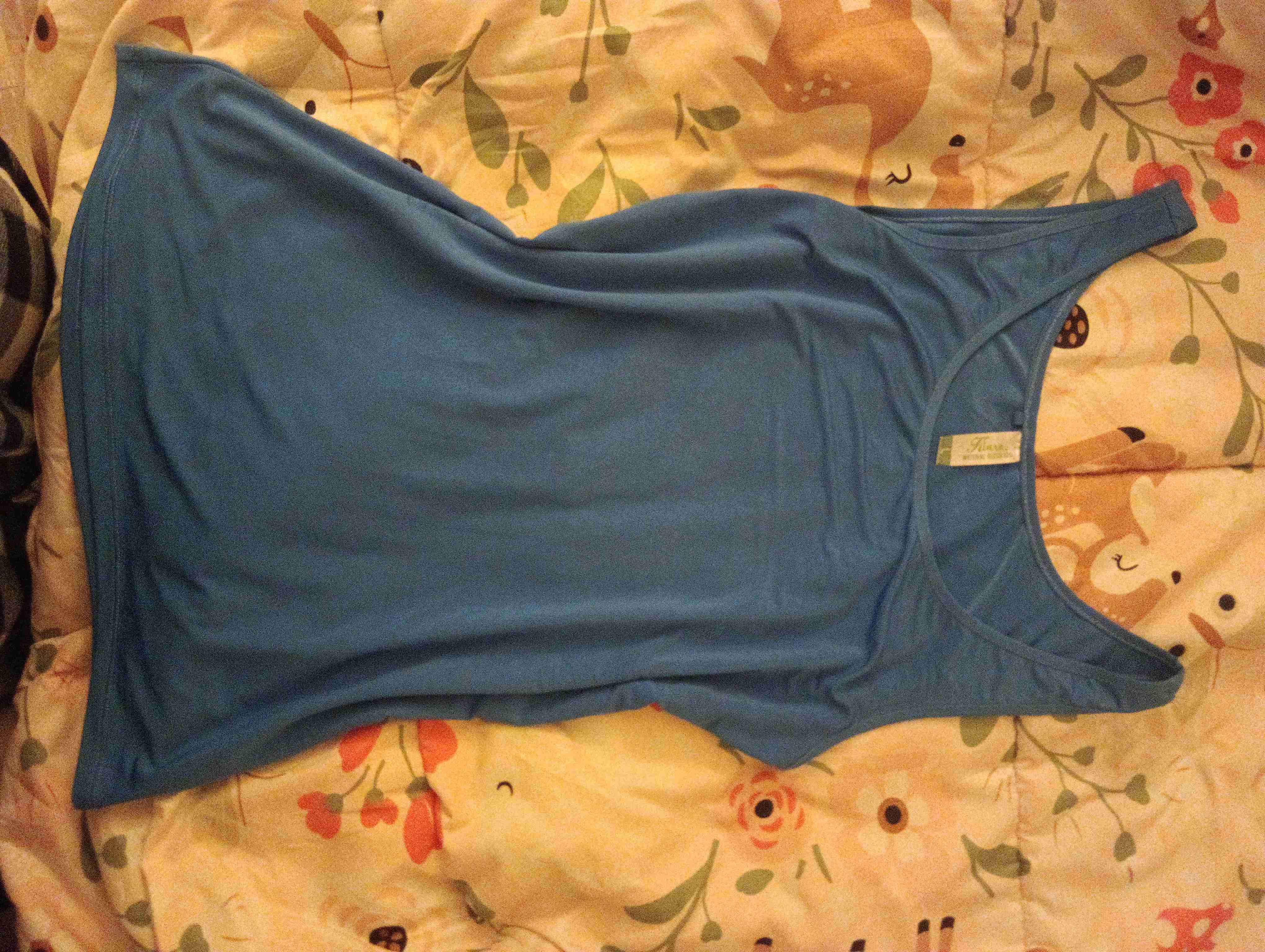 Polera sin mangas azul - 1
