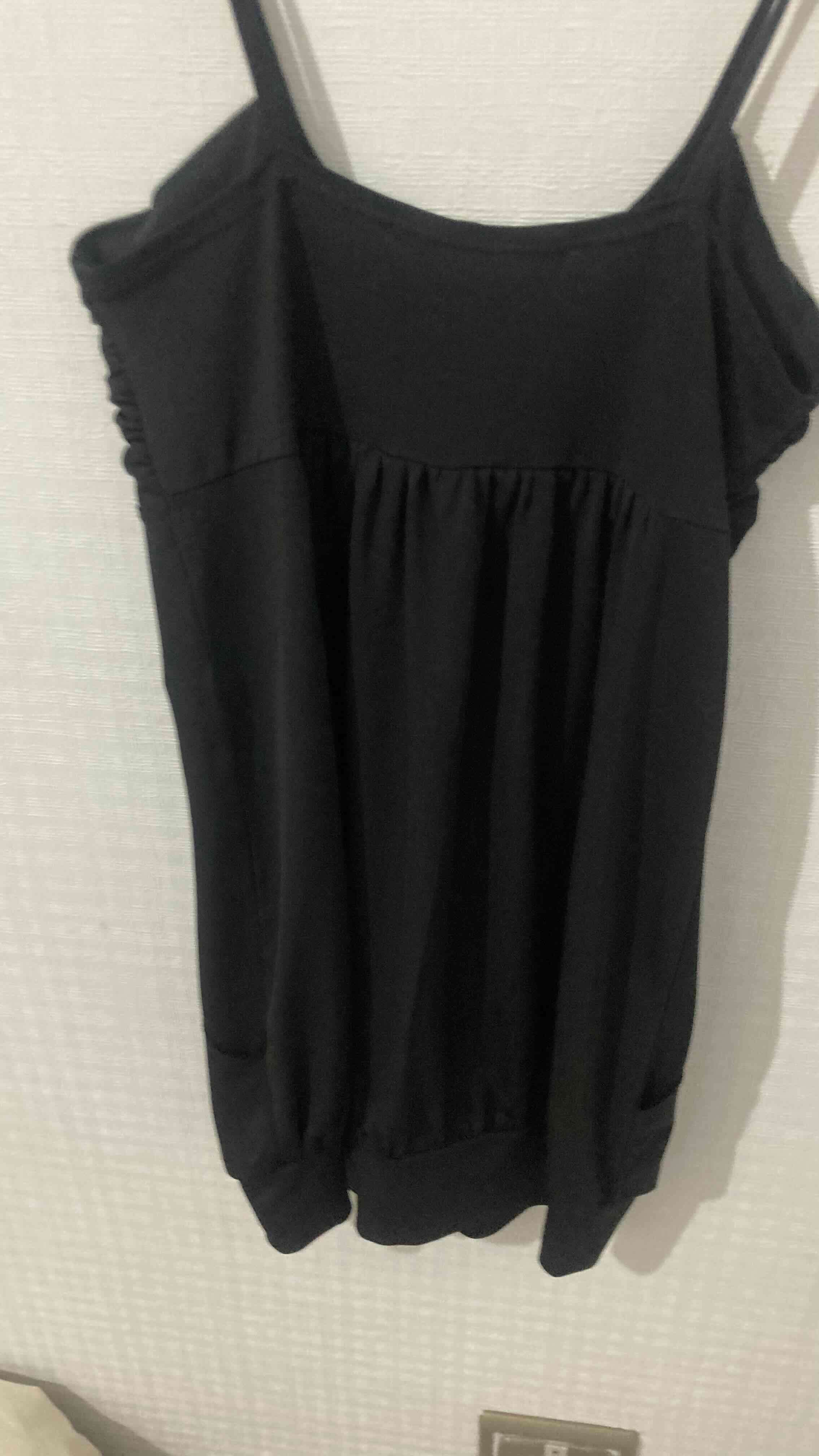 Polera  negro sin mangas - miniatura 3