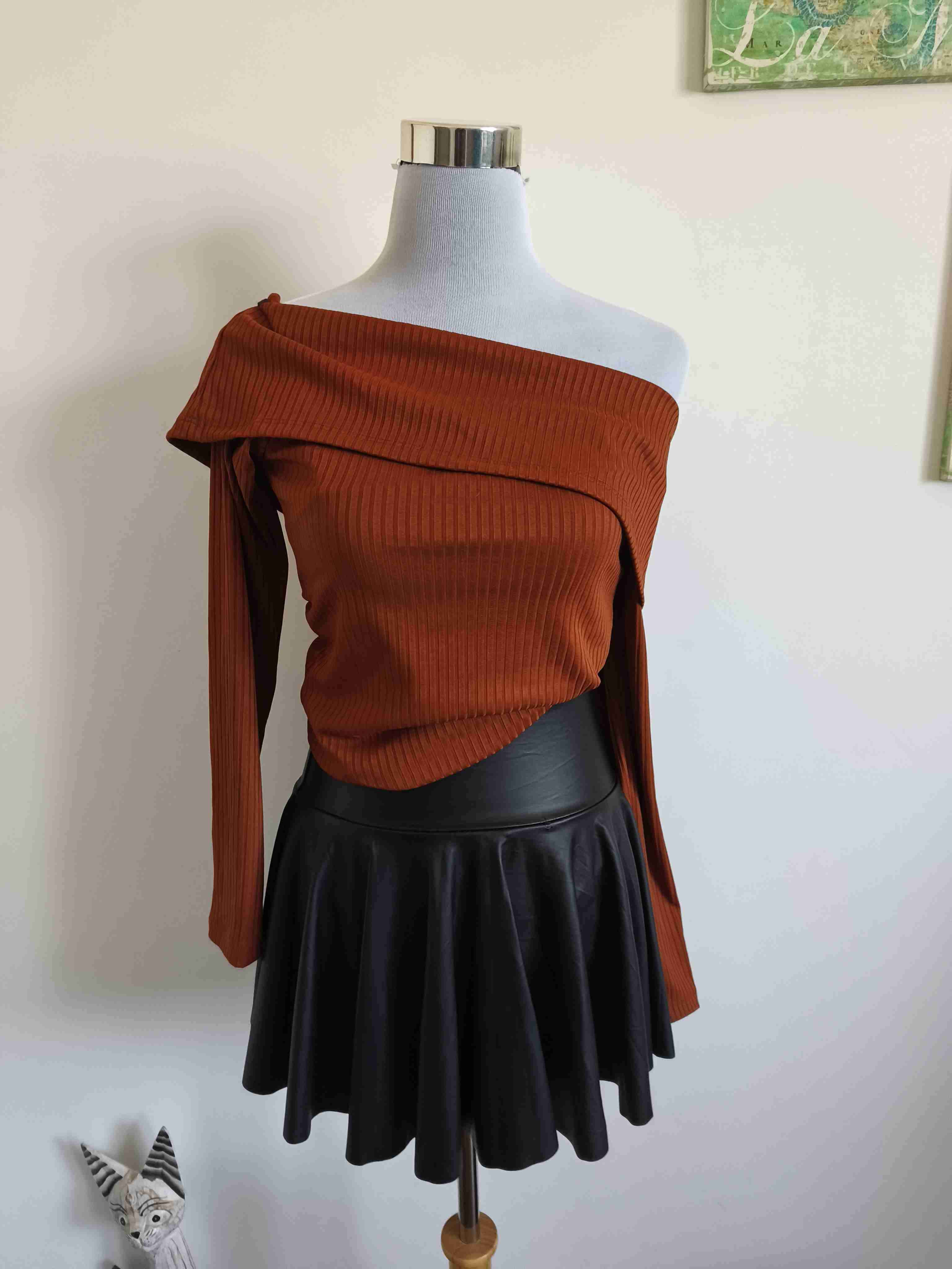 Top hombro caído terracota - miniatura 2