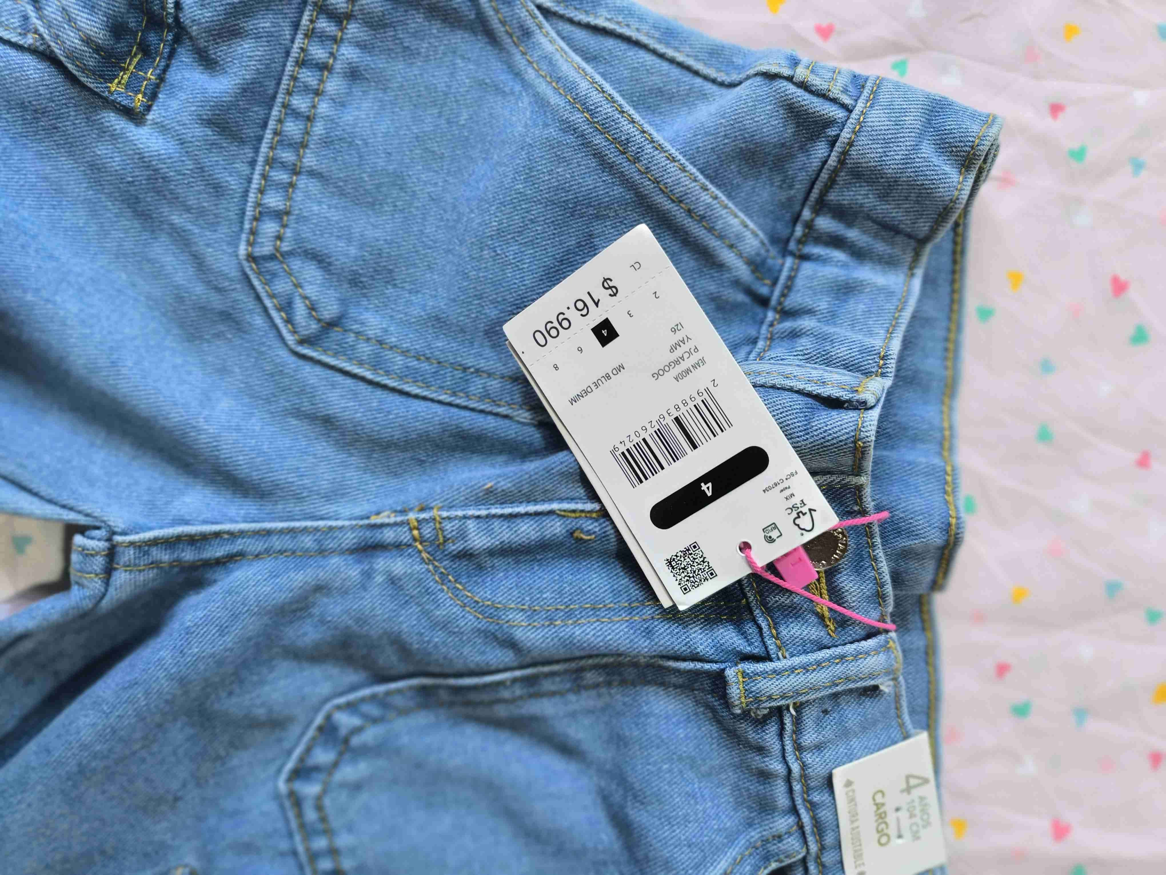 Jeans de niña con bolsillos - 2