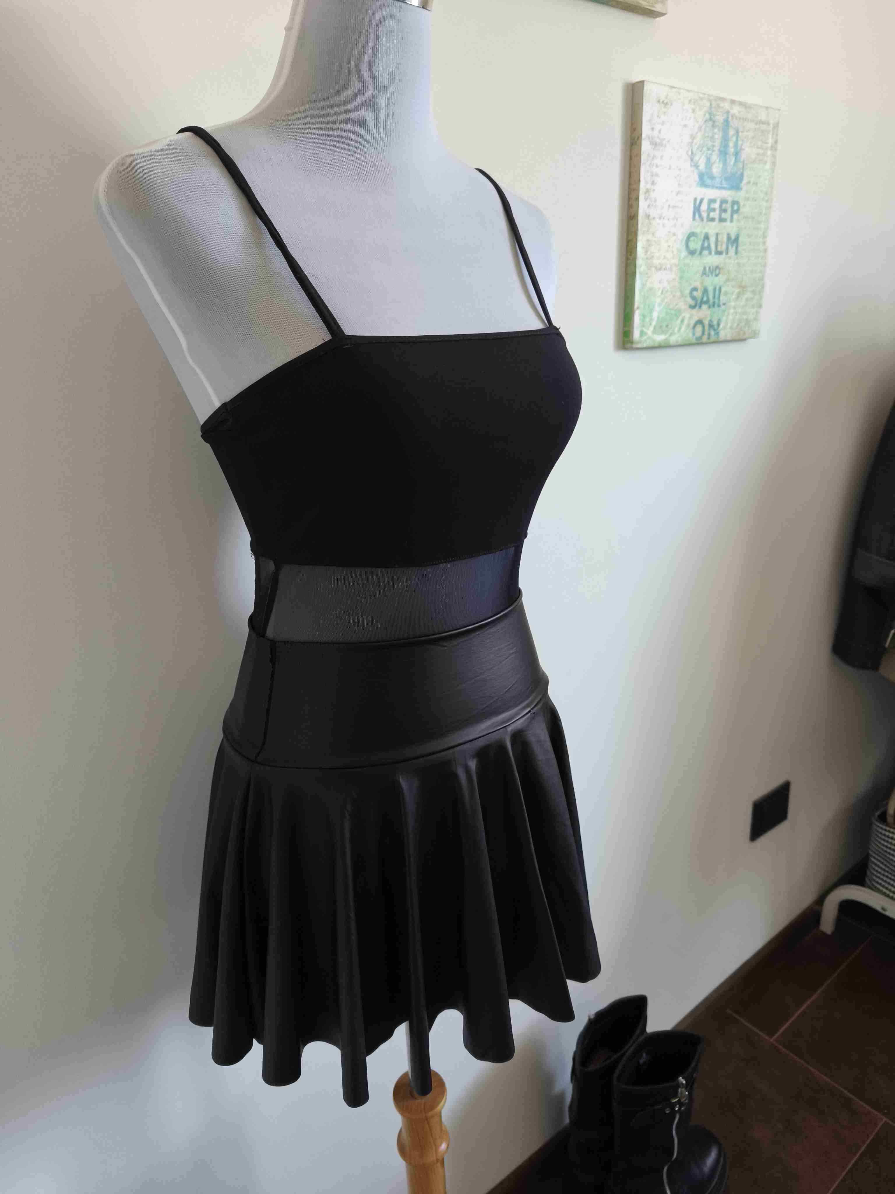 Body negro con tirantes - 2