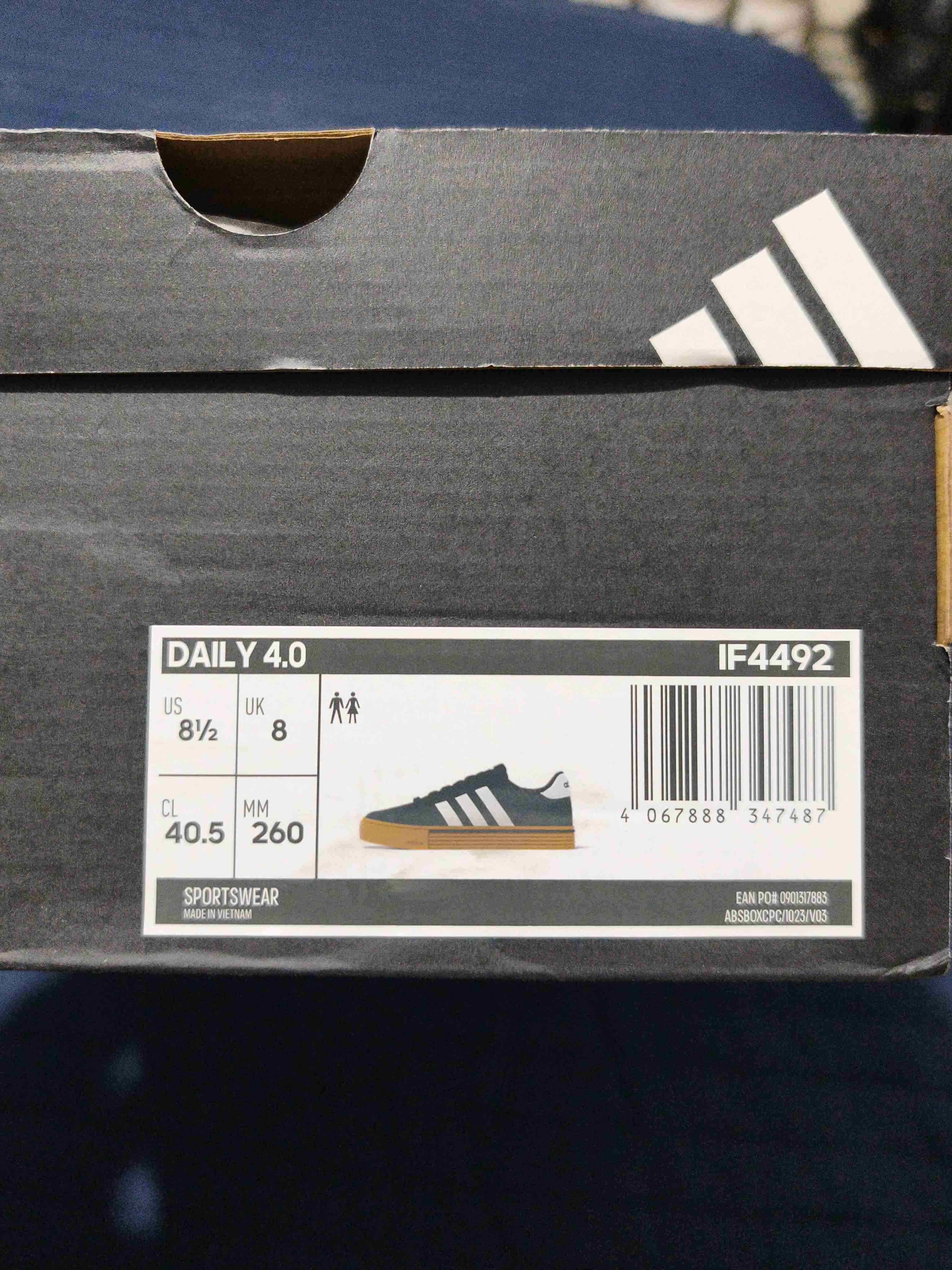 Zapatillas Adidas negras con logo - miniatura 6