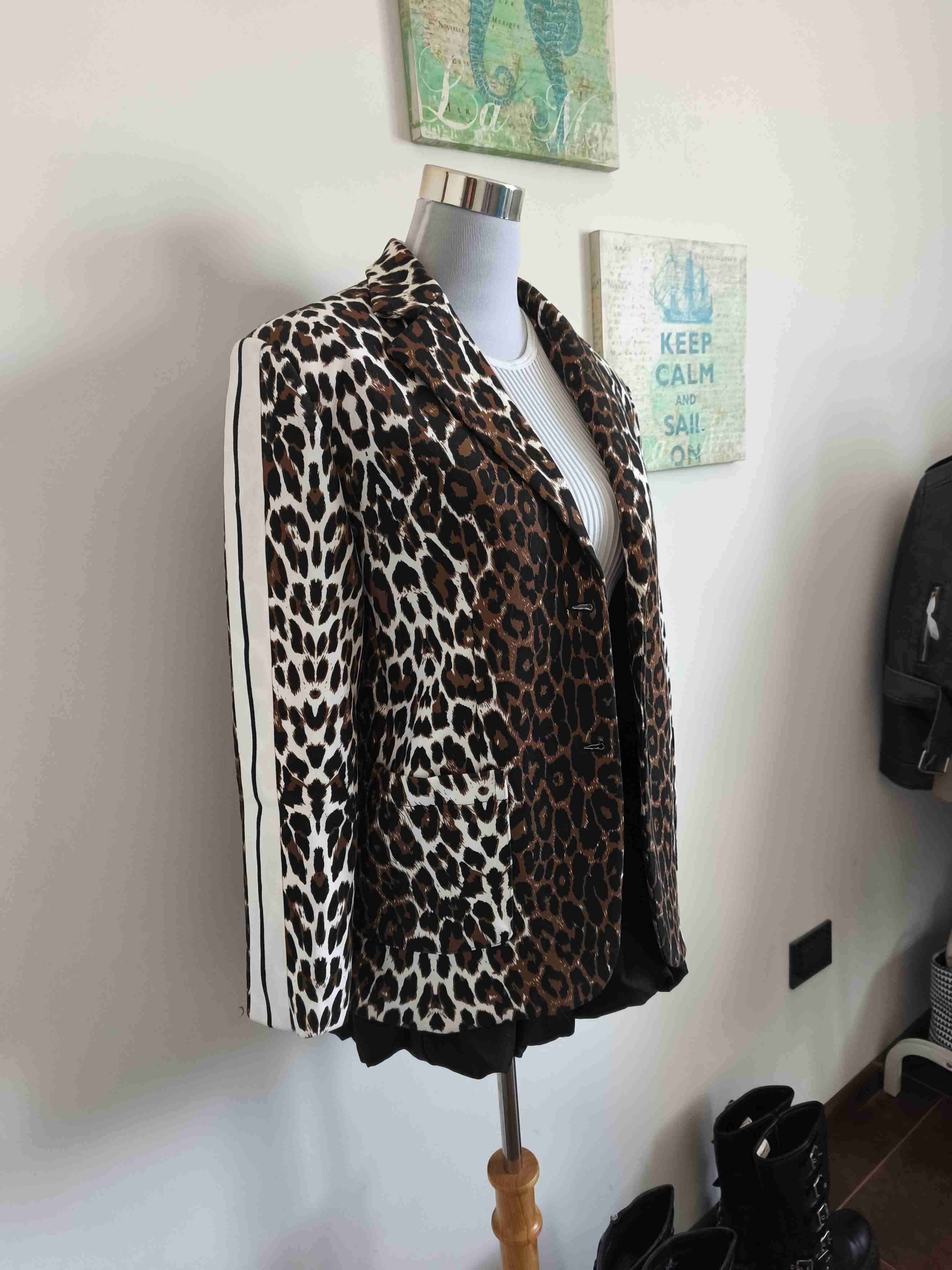 Blazer de animal print - 5